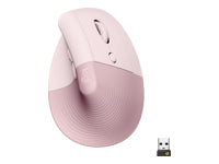 Logitech Lift Rose/Dark Rose (EMEA) Ergonomische Maus