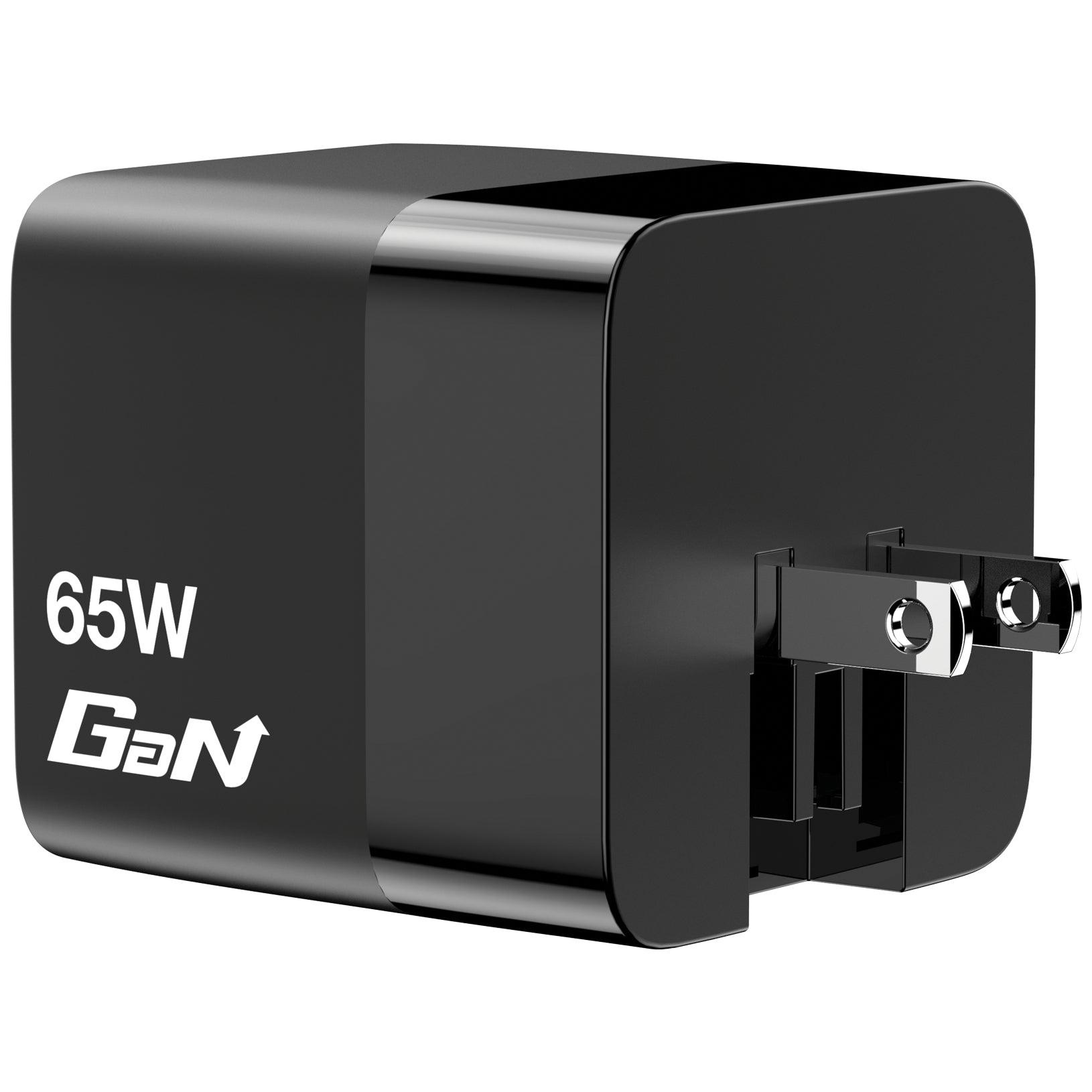Verbatim GaN Ladegerät USB-Ladegerät 65 W – USB-C×1, USB-A×1 – PD, PPS, QC 3.0, GaN – EU/UK/US Adapter – Schwarz