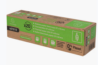 Exacompta Thermorolle – 57 mm × 18 m, ohne Kern, BPA-frei – 20 Stk.