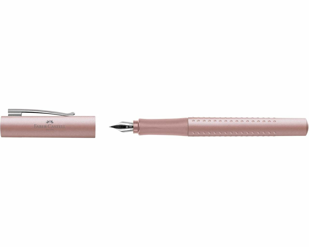 Faber-Castell Grip 2011 – Füllfederhalter – M – Rosa – Edelstahl