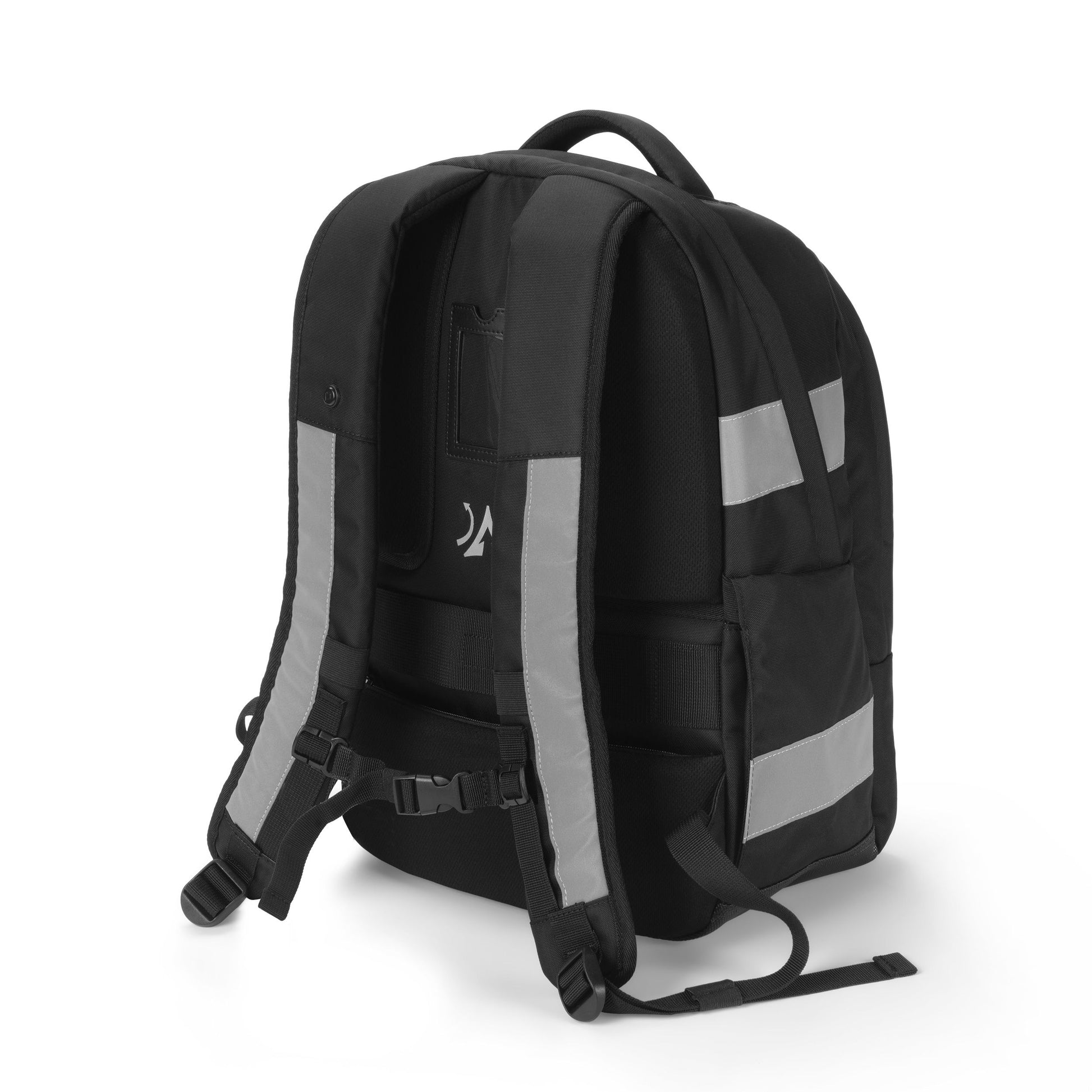 DICOTA Freizeit-Rucksack – 25 l, schwarz, reflektierend