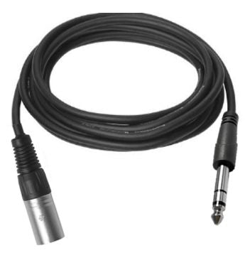 Vivolink XLR-auf-Klinke-Kabel – XLR (3-pol) Männlich zu 6,3 mm Klinke TRS Männlich – 2 m