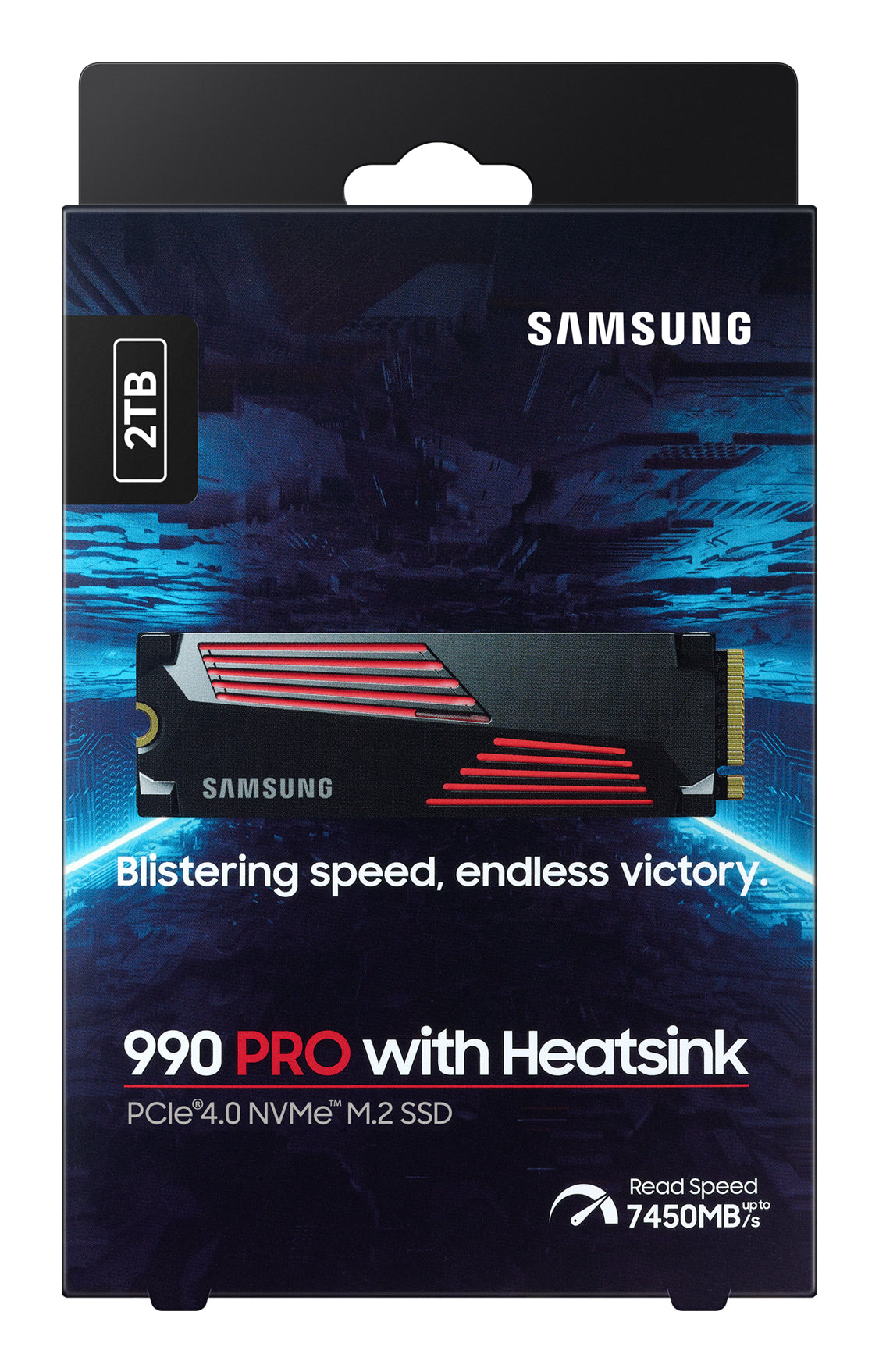 Samsung 990 PRO – 2 TB M.2 2280 NVMe PCIe 4.0×4, 7450/6900 MB/s