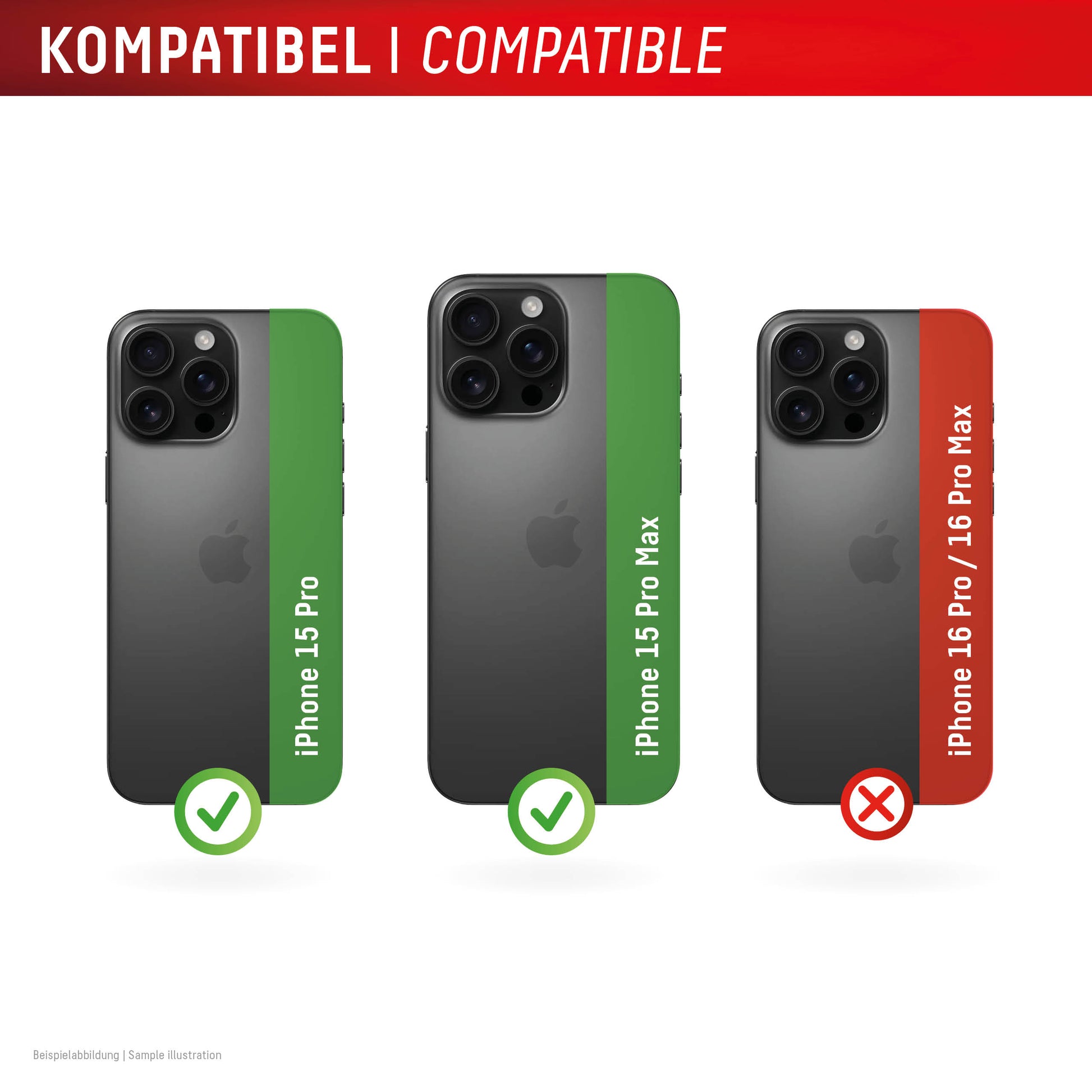 E.V.I. DISPLEX CamGlass – Kameraobjektivschutz – Härte 10H – Schwarz/Transparent