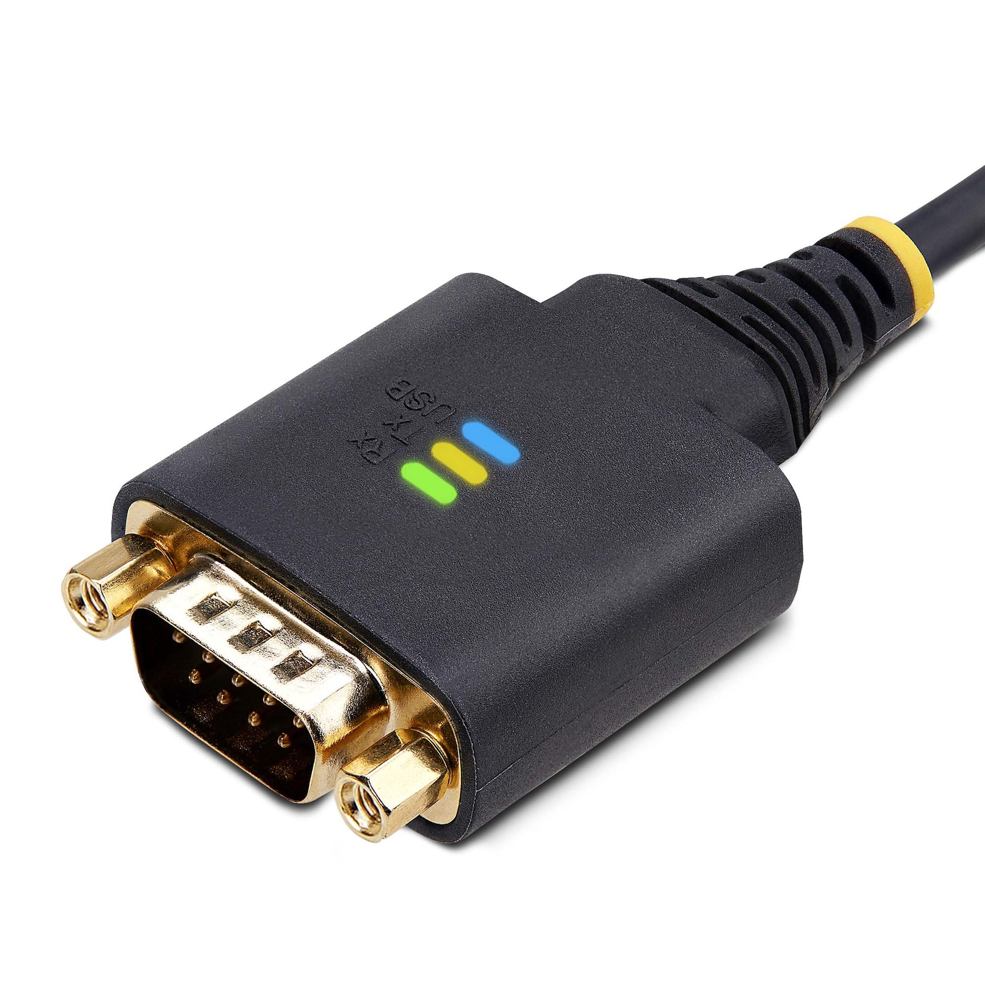 StarTech.com USB-A zu DB-9 (RS-232) Kabel – 921,6 Kbit/s, 2 m, für Windows/macOS/Linux – Schwarz