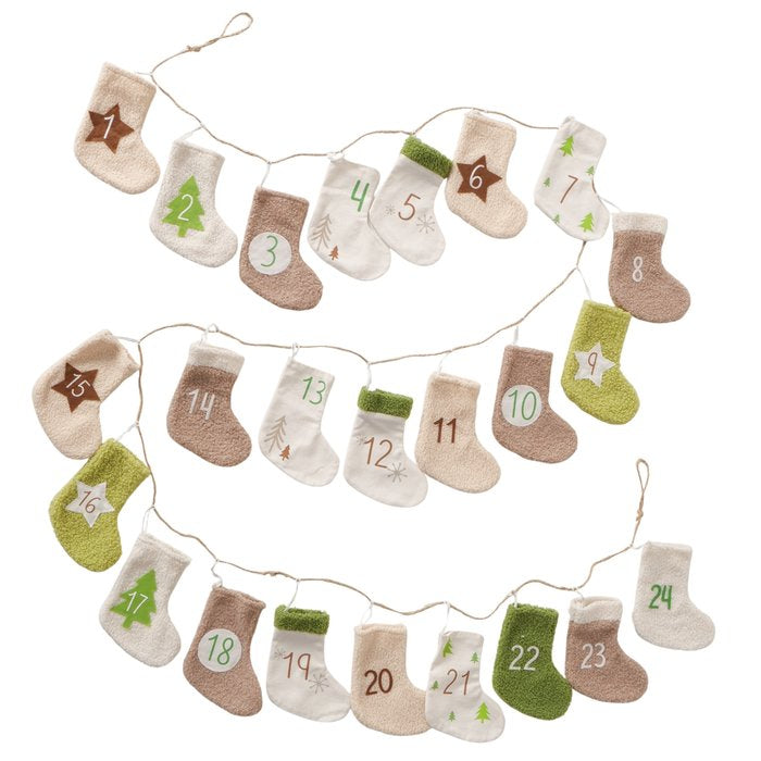 Boltze Adventskalender – Weihnachten – Kalender zum Befüllen, 24-teilig – 283 × 2 × 20 cm