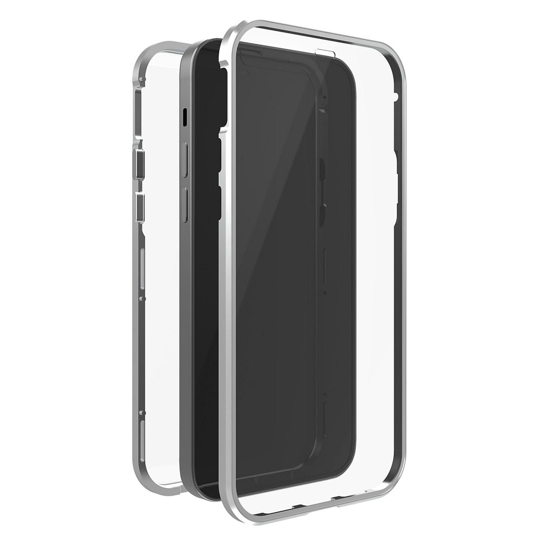 Black Rock Backcover – für Apple iPhone 14 Plus – Silber