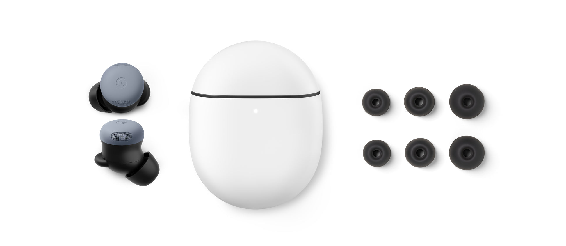 Google Pixel Buds Pro 2 TWS In-Ear – Stereo, TWS, ANC, Qi-Ladecase, Grau, BT 5.4
