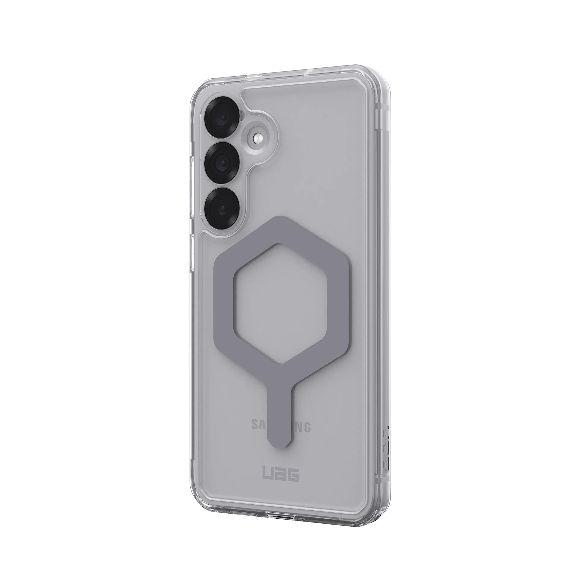 Urban Armor Gear UAG Plyo Pro – Rückcover – für Samsung Galaxy S25 Plus, TPU, Silber/Transparent, bis 4,8 m Sturzsicher