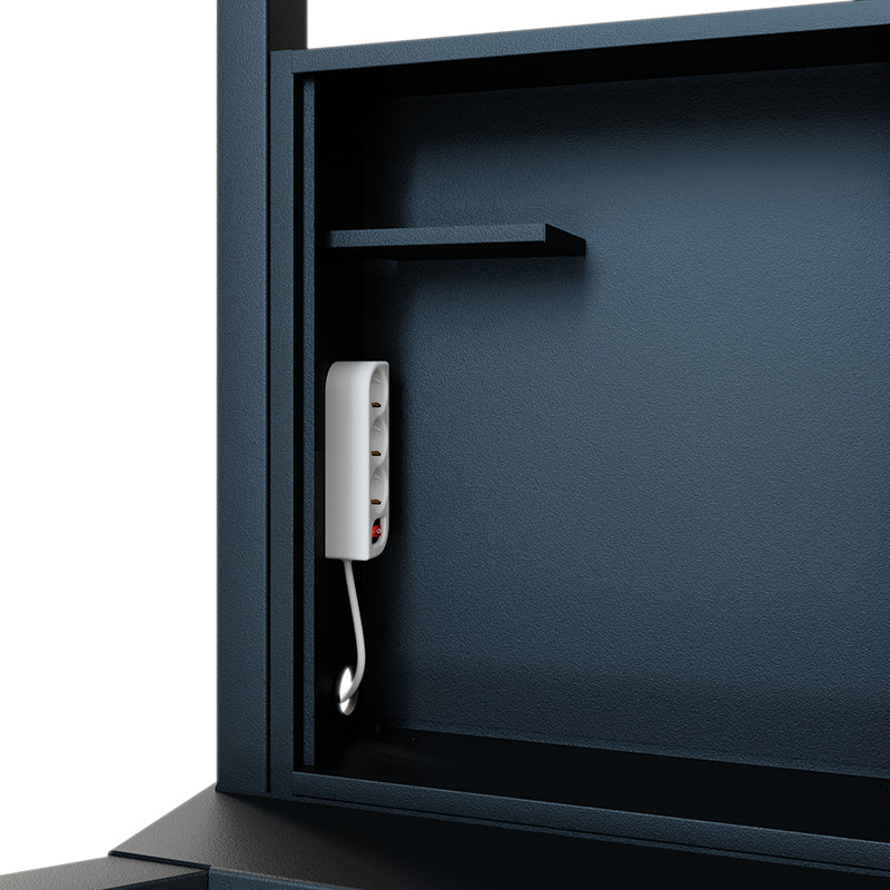 Hagor TV-Wagen – 46–65" – VESA 200×200–600×400 – bis 120 kg, motorisiert, mit Rollen, für 2 Displays