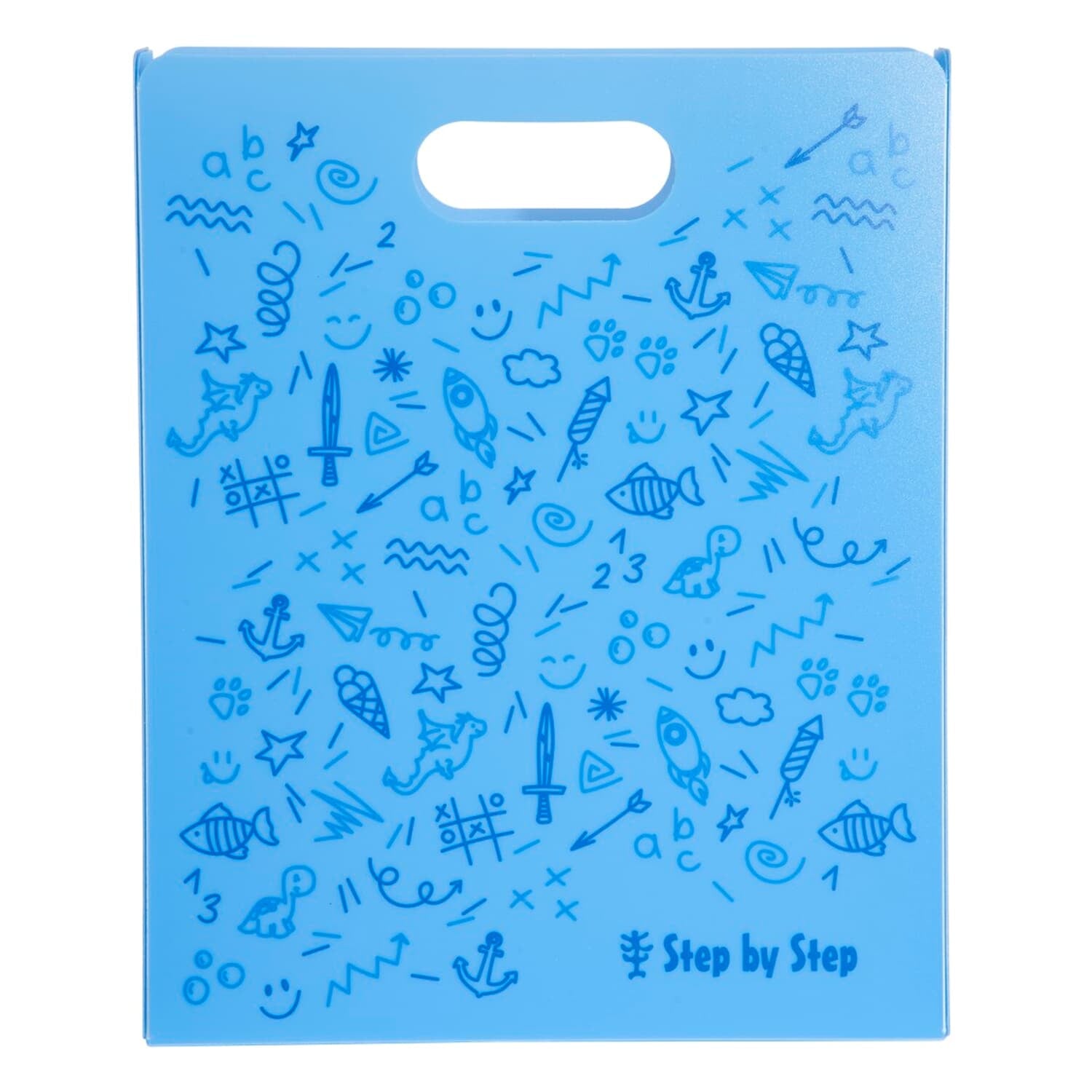 Step by Step Sammelmappe für A4, Kunststoff, Blau
