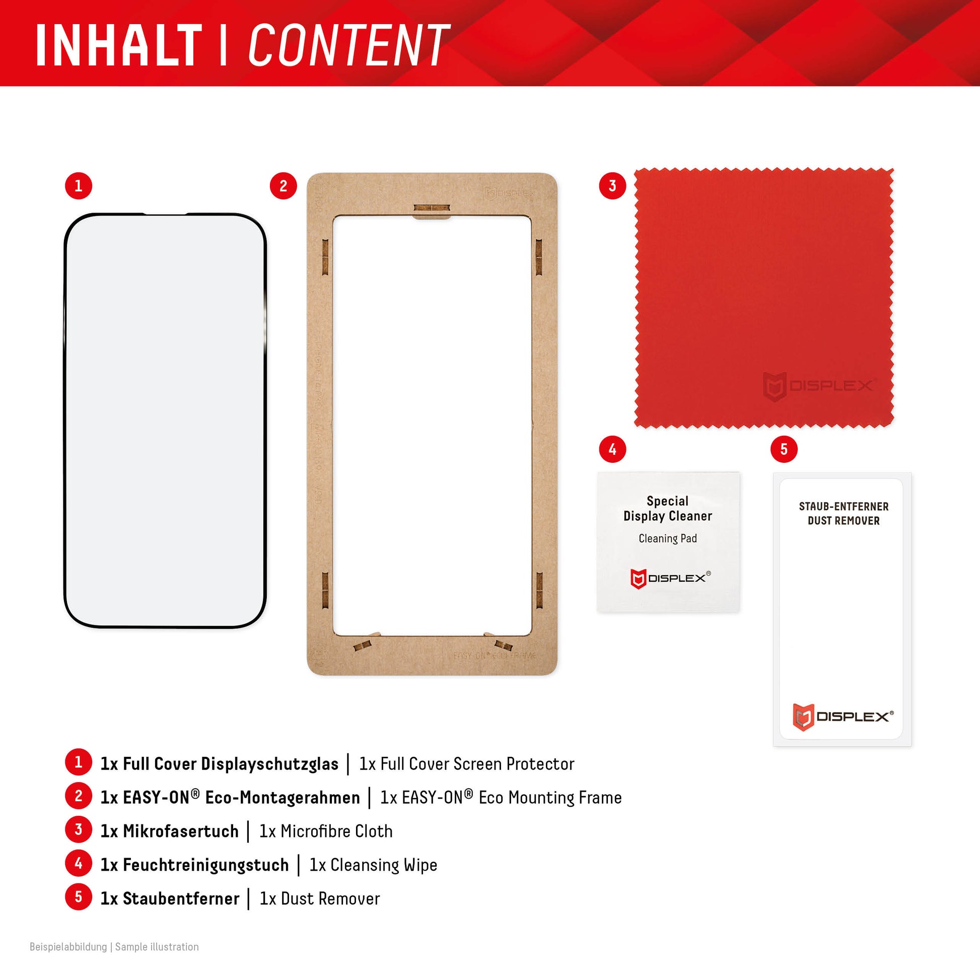 E.V.I. Displayschutz (Folie), Full Cover – für Xiaomi 14 – mit Applikator