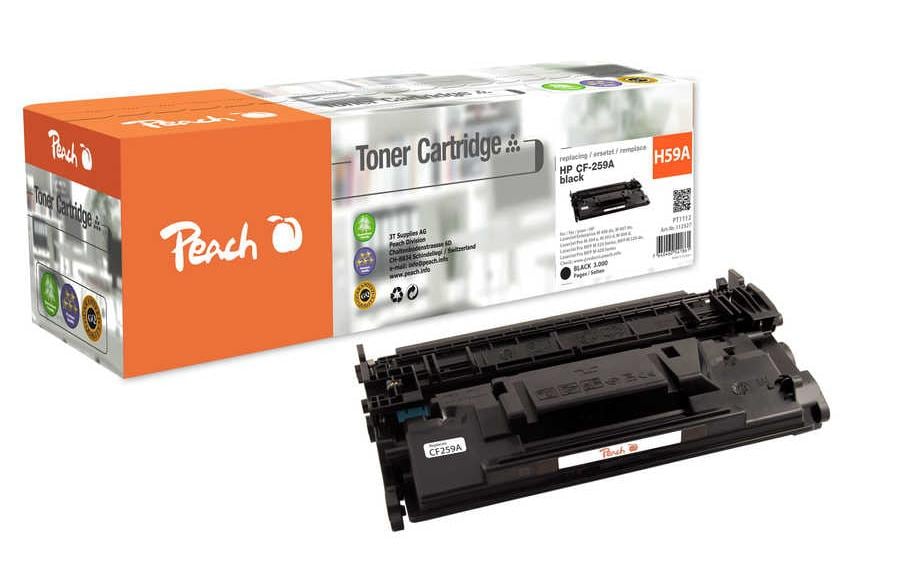 Peach 59A (CF259A) Schwarz Toner – Kompatibel – 3'000 Seiten – für HP LaserJet Pro M 305/M 404/MFP M 428