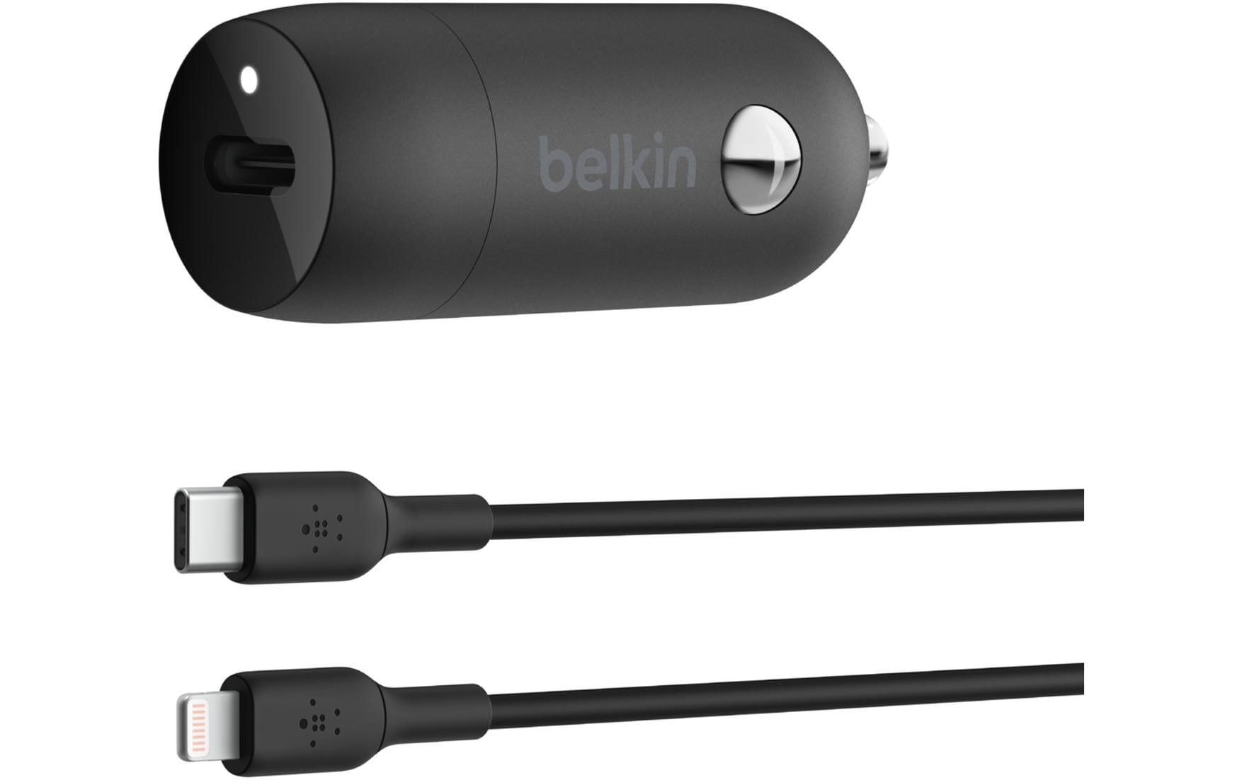 Belkin CCA004BT1MBK-B5 Ladegerät – 30 W, 1× USB-C, PD, PPS – für 12 V Zigarettenanzünder