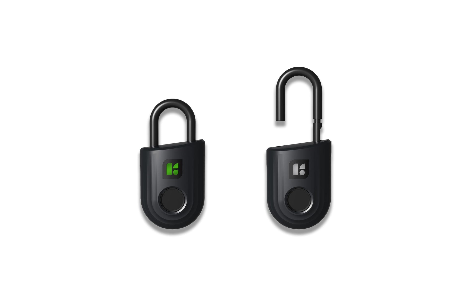 igloohome Padlock Lite Smart-Vorhängeschloss – Fingerabdruck, BT 5.0, IP66, Ø6 mm