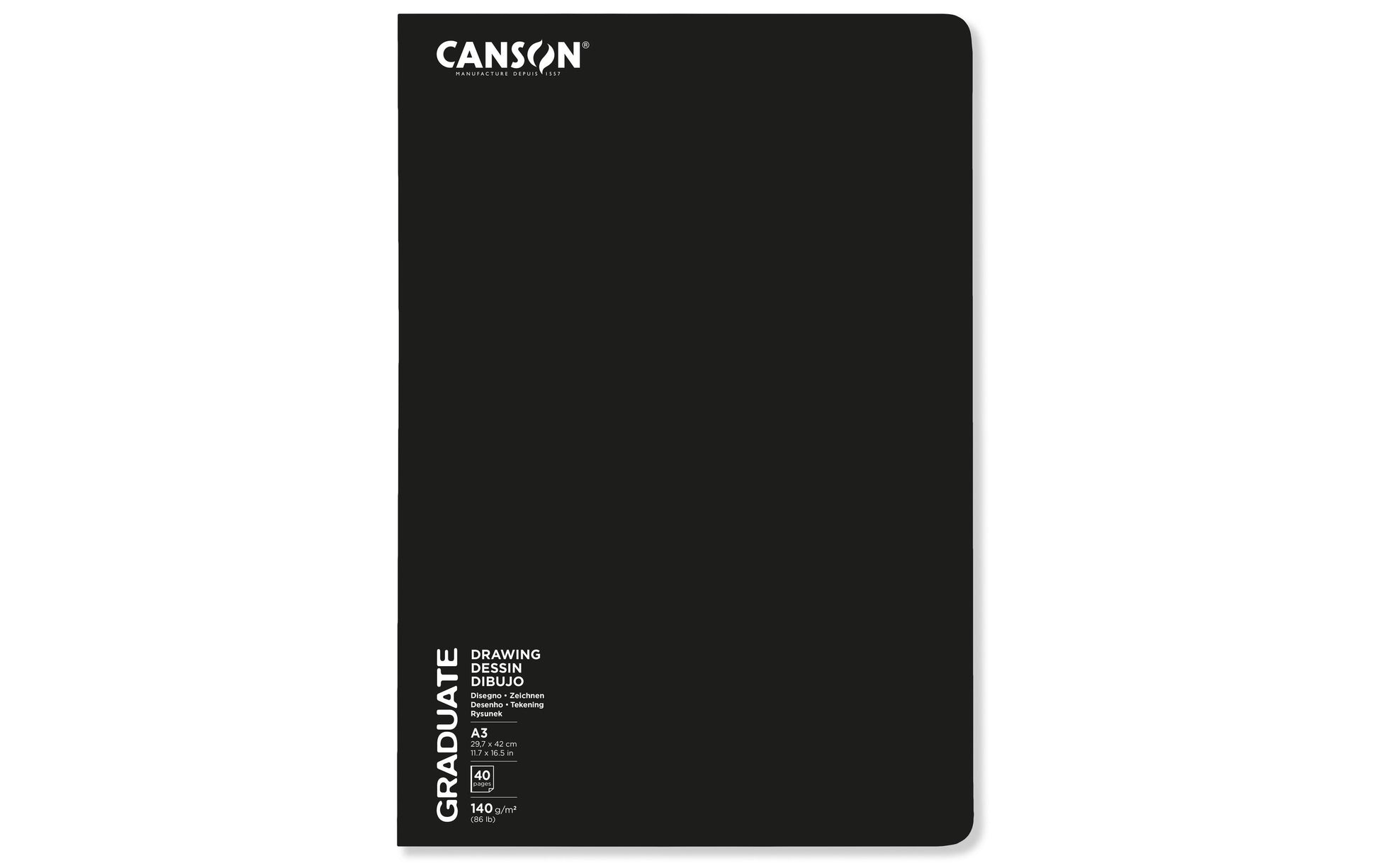 Canson Skizzenblock – A3 – 140 g/m² – geheftet