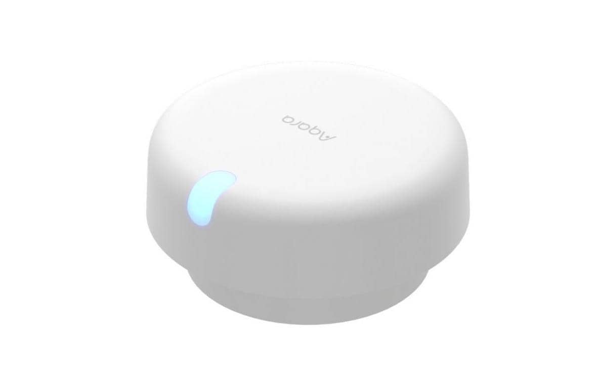 Aqara Präsenzsensor FP2 – Sensor – Bewegung, Licht, spritzwassergeschützt (IPX5) – für Apple HomeKit, Alexa