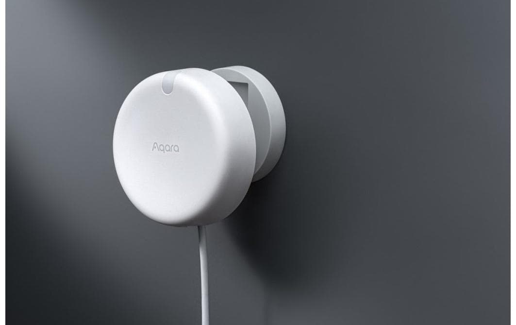 Aqara Präsenzsensor FP2 – Sensor – Bewegung, Licht, spritzwassergeschützt (IPX5) – für Apple HomeKit, Alexa