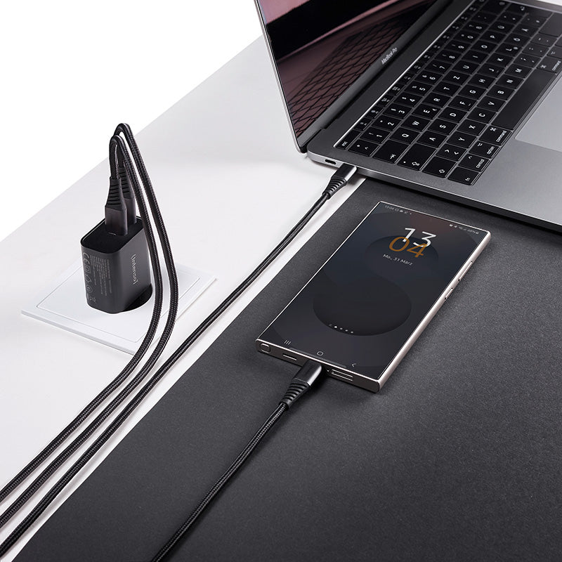 Intenso W30AC USB-Ladegerät 30 W – USB-C×1, USB-A×1 – Schwarz