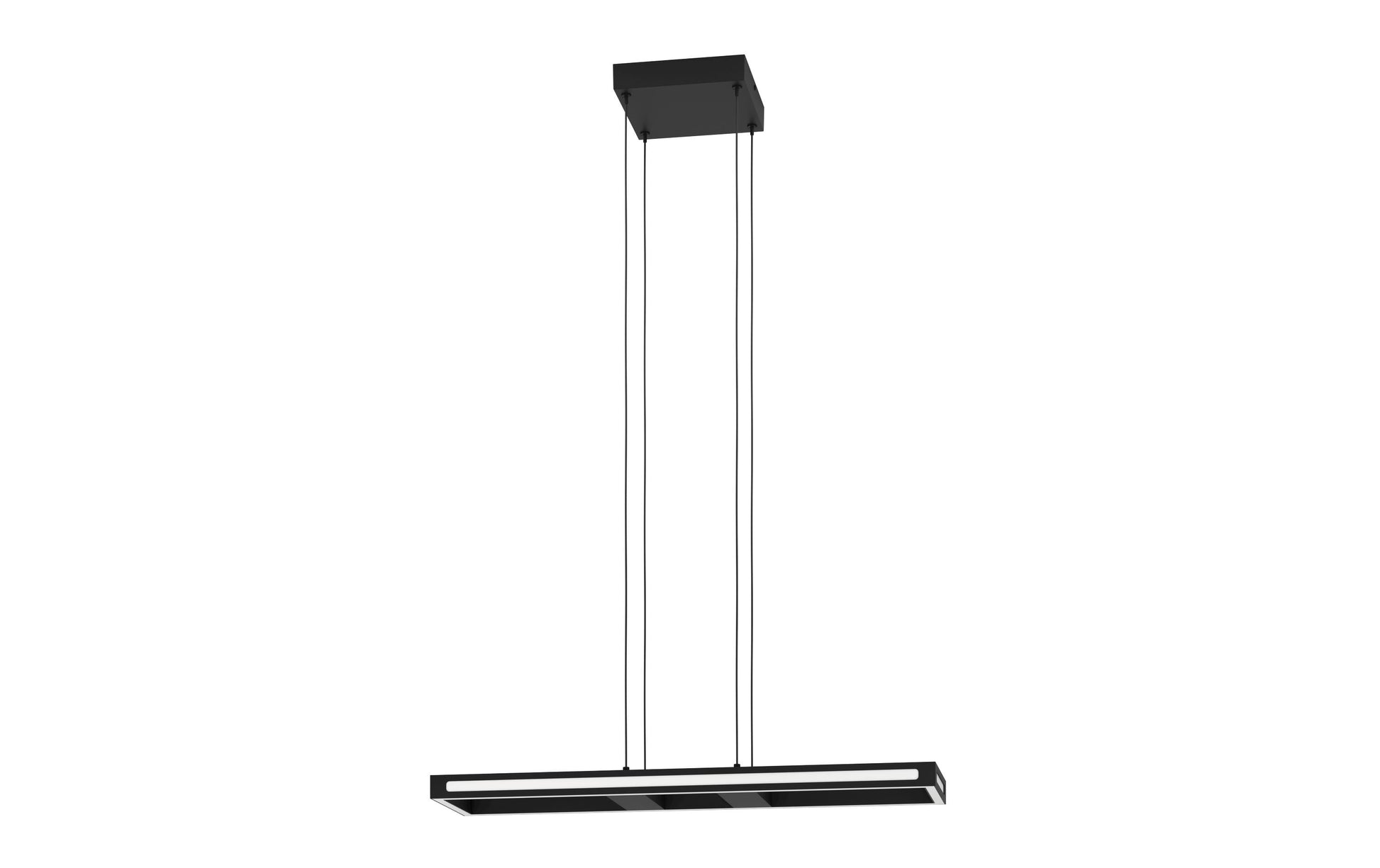 EGLO LED-Hängeleuchte Salvilanas-Z – 2700 lm, 21 W, 2700–6500 K, dimmbar, für Alexa/ZigBee, schwarz/weiss