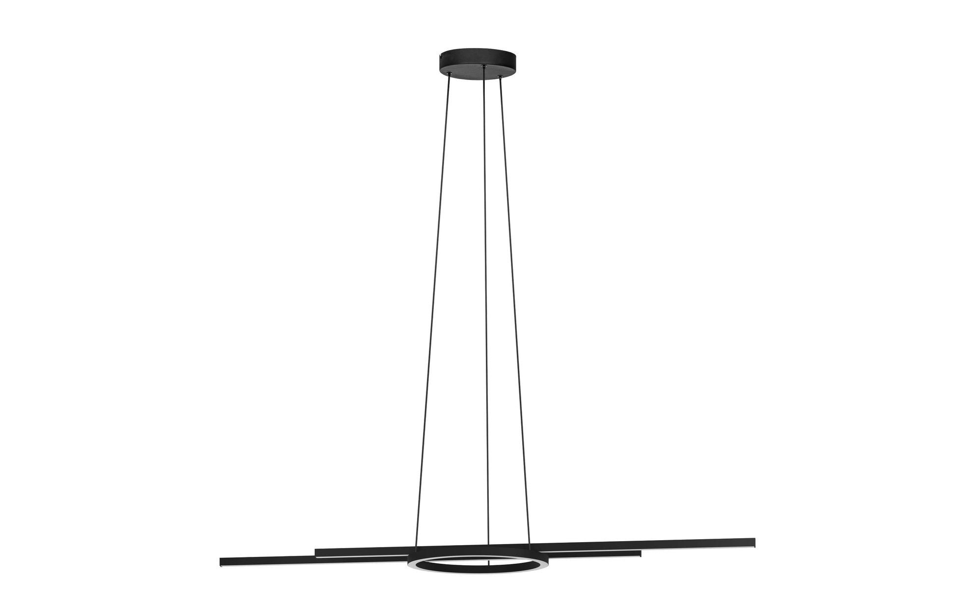 EGLO Hängeleuchte ZILLERIO-Z – 116 × 110 cm, 3240 lm, 24,1 W, 2700–6500 K, dimmbar, schwarz