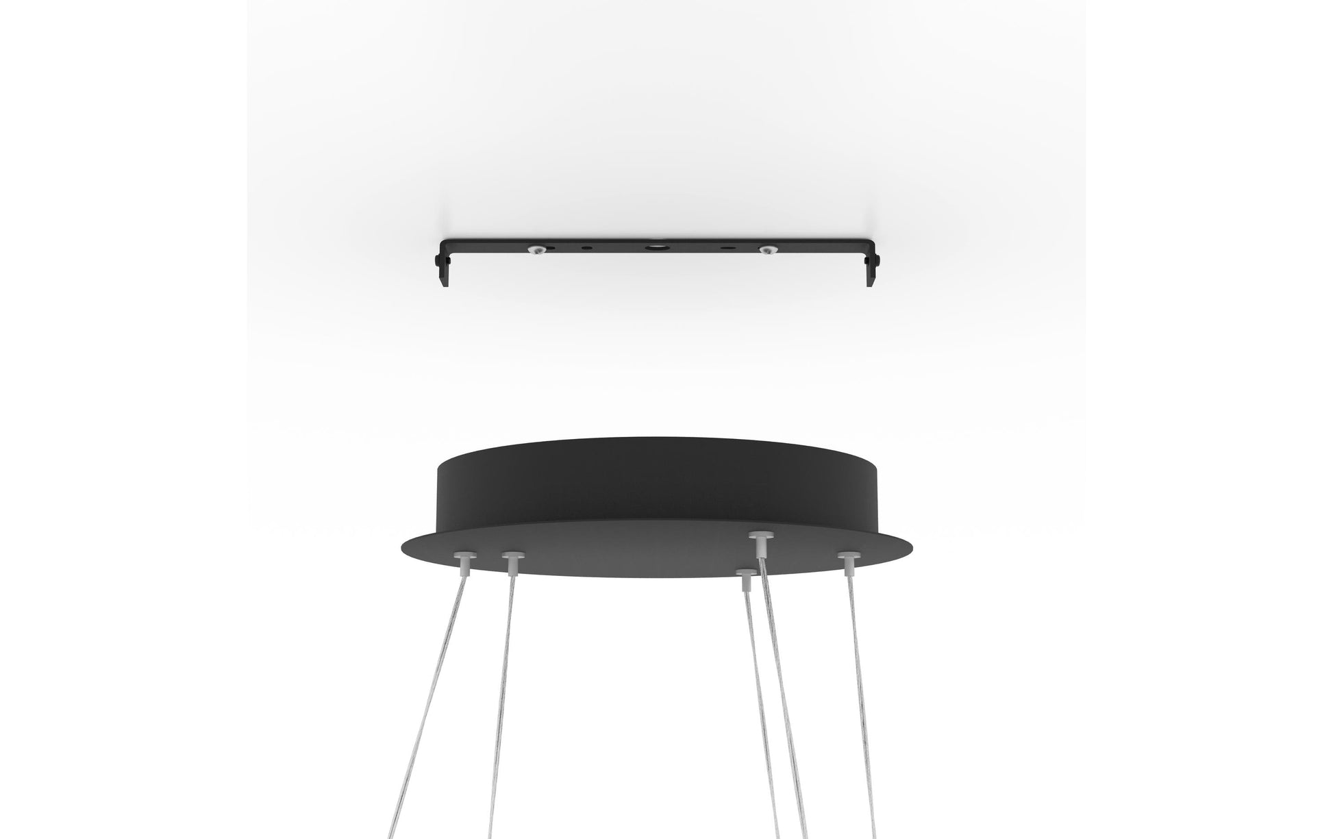 EGLO Hängeleuchte LOBINERO-Z – Ø 58 × 110 cm, 6000 lm, 43,2 W, 3000–6500 K, dimmbar, schwarz
