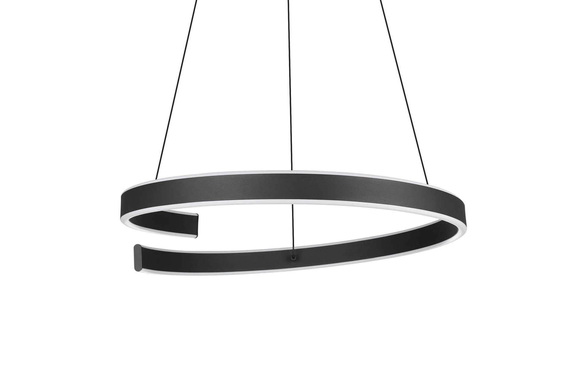 EGLO LED-Hängeleuchte ANDABAIA-Z – Ø 60 × 154 cm, 5300 lm, 42,5 W, 3000–6500 K, dimmbar, für Alexa/BT, schwarz