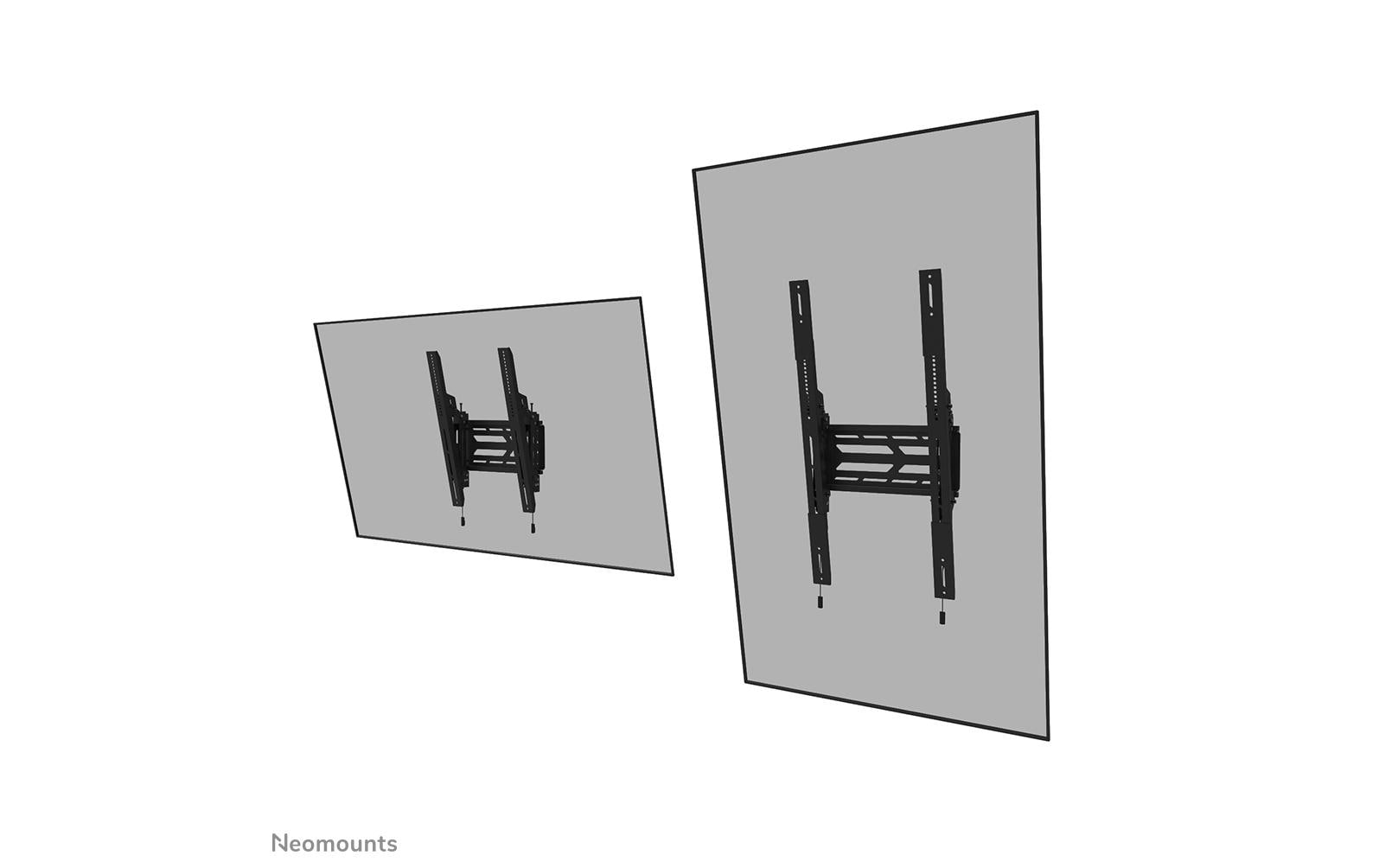 Neomounts WL35S-950BL19 – Wandhalterung, neigbar, für 84", VESA 600×400, bis 160 kg, Schwarz
