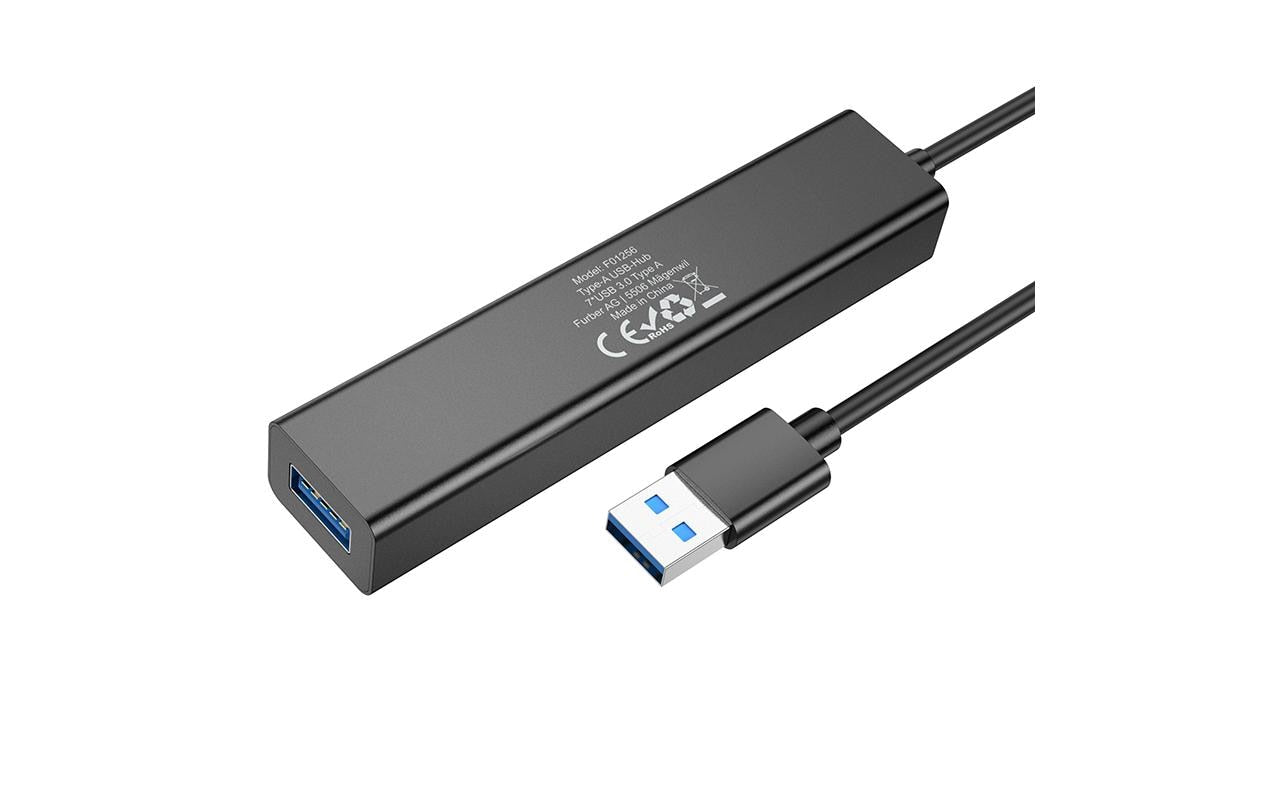 ONIT F01256 USB-Hub – 7× USB-A, 15 W PD, für Windows/Mac/ChromeOS