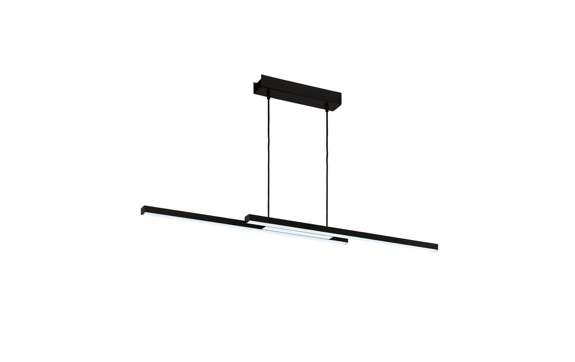 EGLO Deckenleuchte FRAIOLI-Z – 105,5 cm, 4800 lm, 34 W, 2700–6500 K, dimmbar, für Alexa, schwarz/weiss