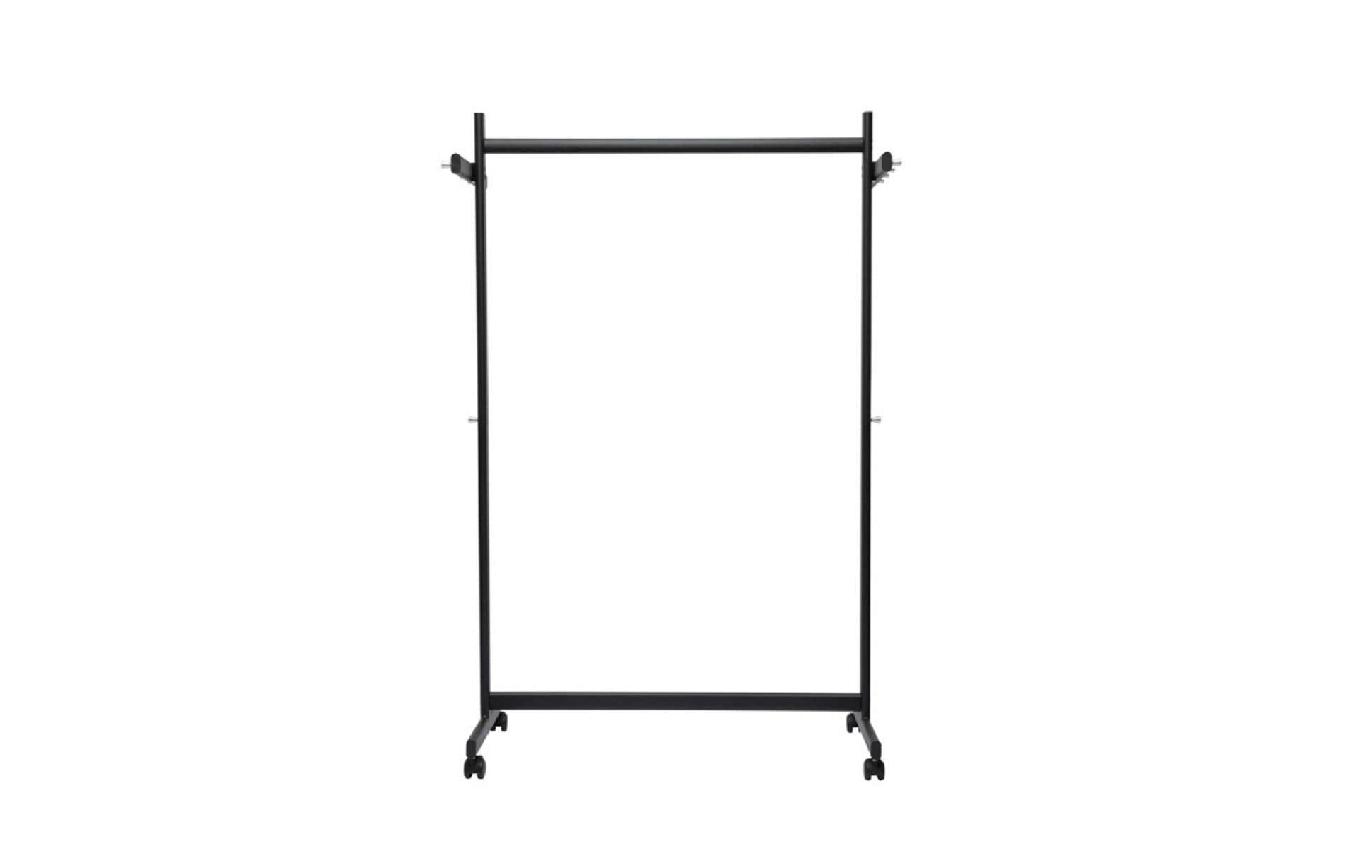 MAUL Garderobenständer Samba – Metall, Schwarz, 172,5 cm, 10 Haken, mit Rollen