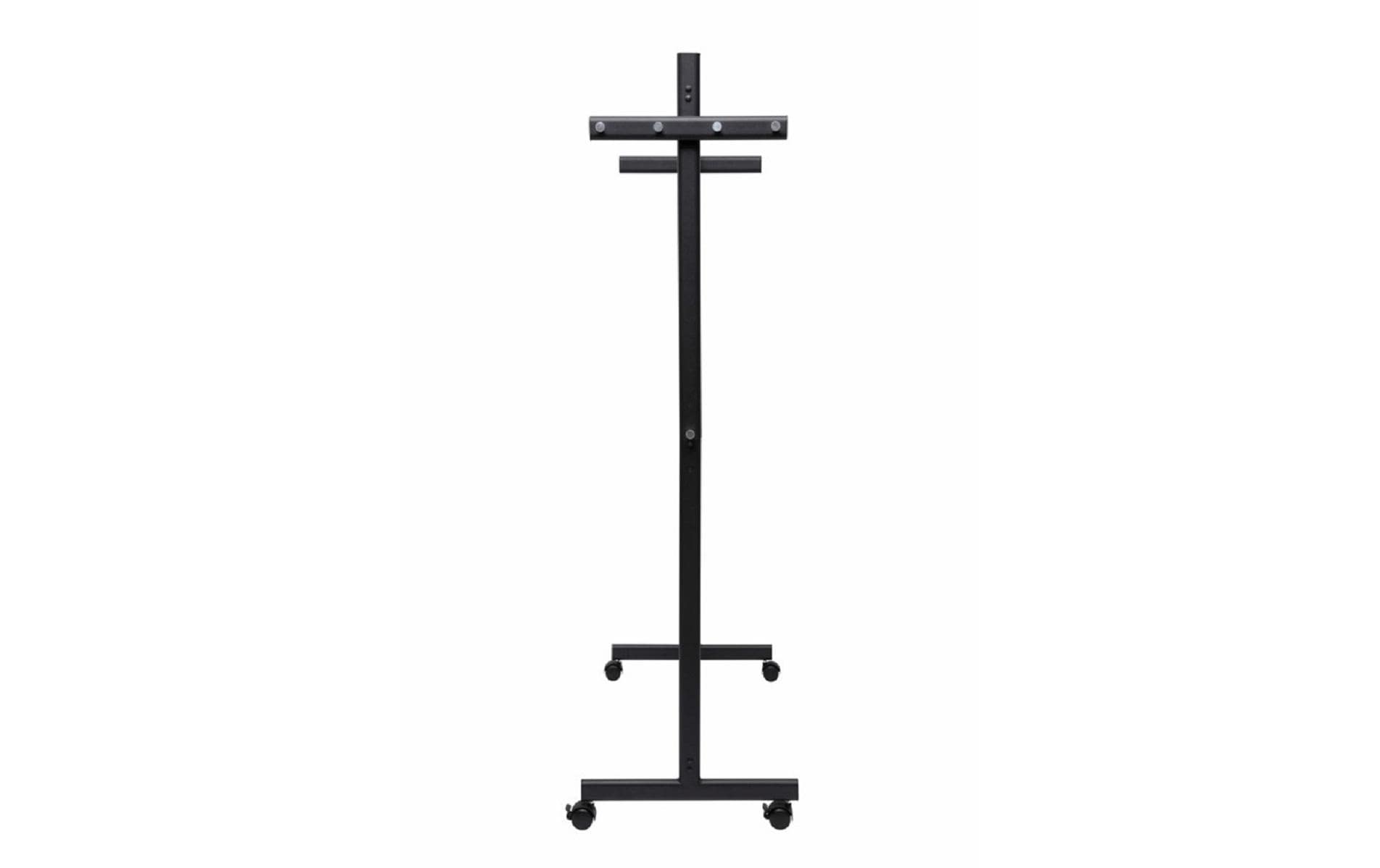 MAUL Garderobenständer Samba – Metall, Schwarz, 172,5 cm, 10 Haken, mit Rollen