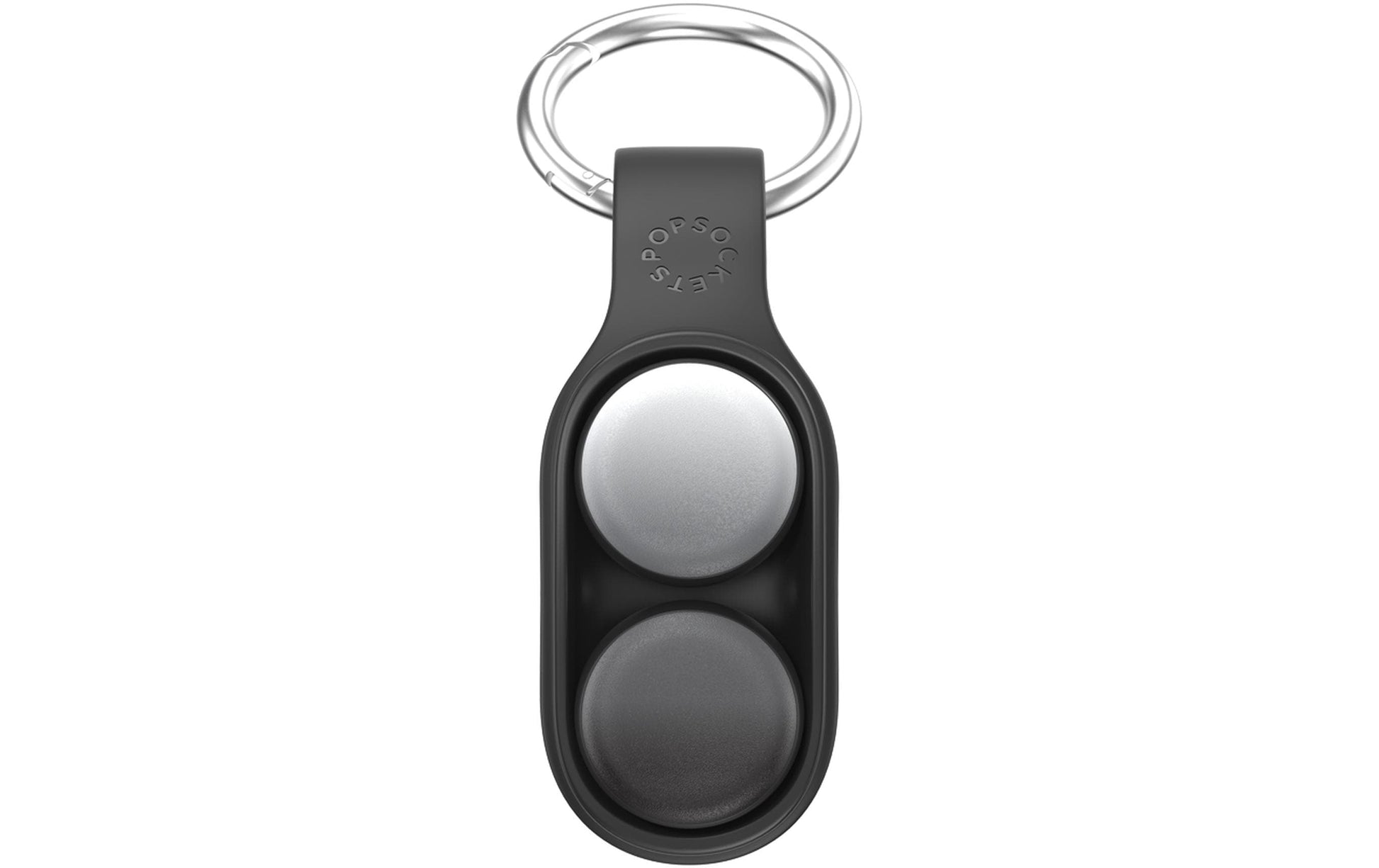 PopSockets PopPucks Starter Pack Schlüsselanhänger – magnetisch, Metall, Schwarz/Grau