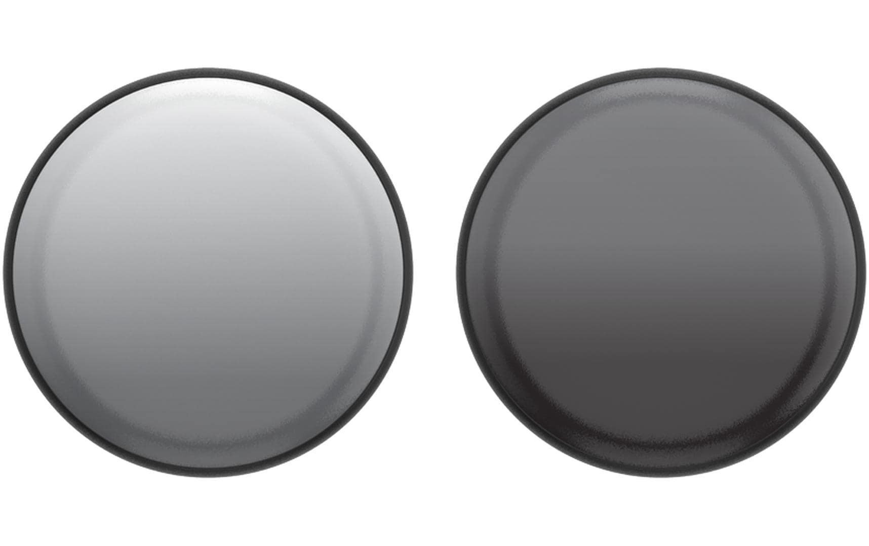 PopSockets PopPucks Starter Pack Schlüsselanhänger – magnetisch, Metall, Schwarz/Grau