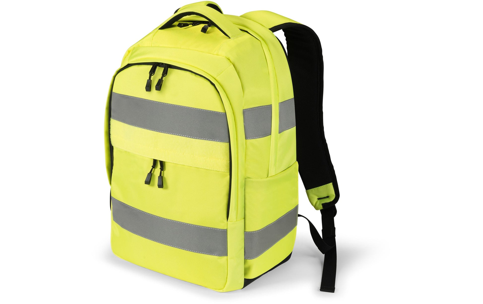 DICOTA HI-VIS P20471-01 – Freizeit-Rucksack – 25 l, rPET, gelb, Reflexstreifen