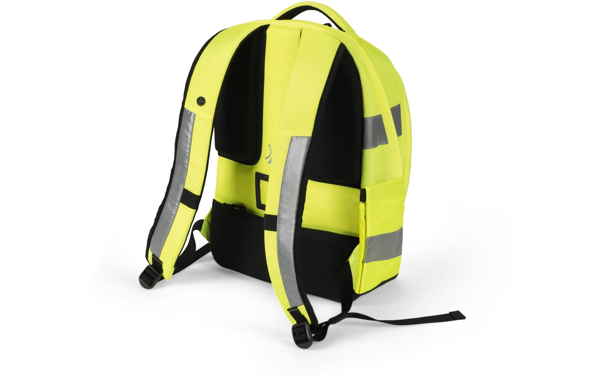 DICOTA HI-VIS P20471-01 – Freizeit-Rucksack – 25 l, rPET, gelb, Reflexstreifen