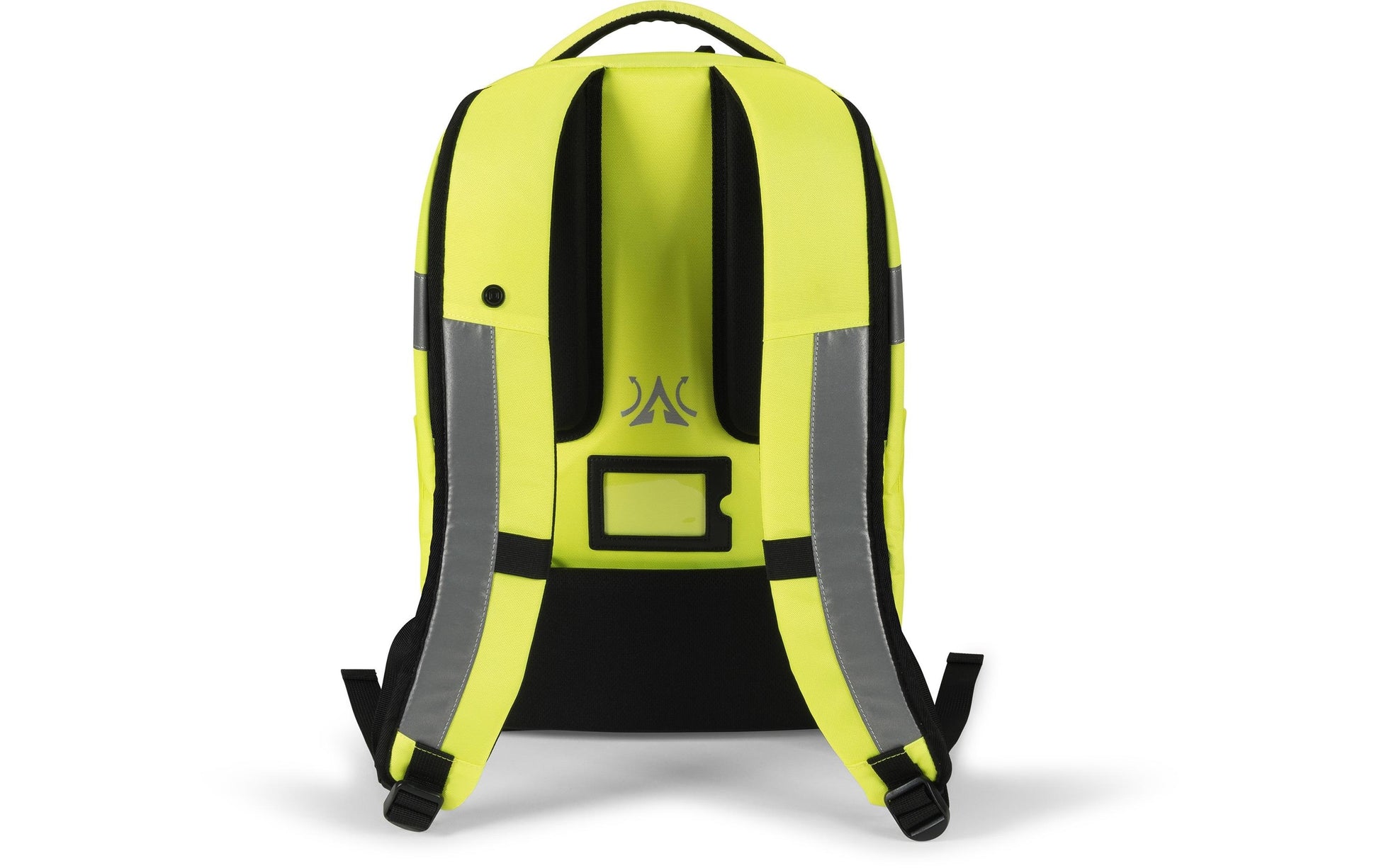 DICOTA HI-VIS P20471-01 – Freizeit-Rucksack – 25 l, rPET, gelb, Reflexstreifen