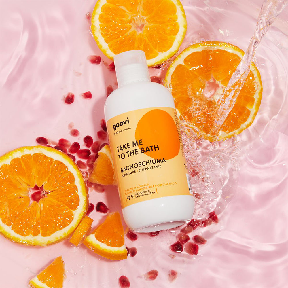 Goovi Badeschaum – Granatapfel, feuchtigkeitsspendend – 250 ml