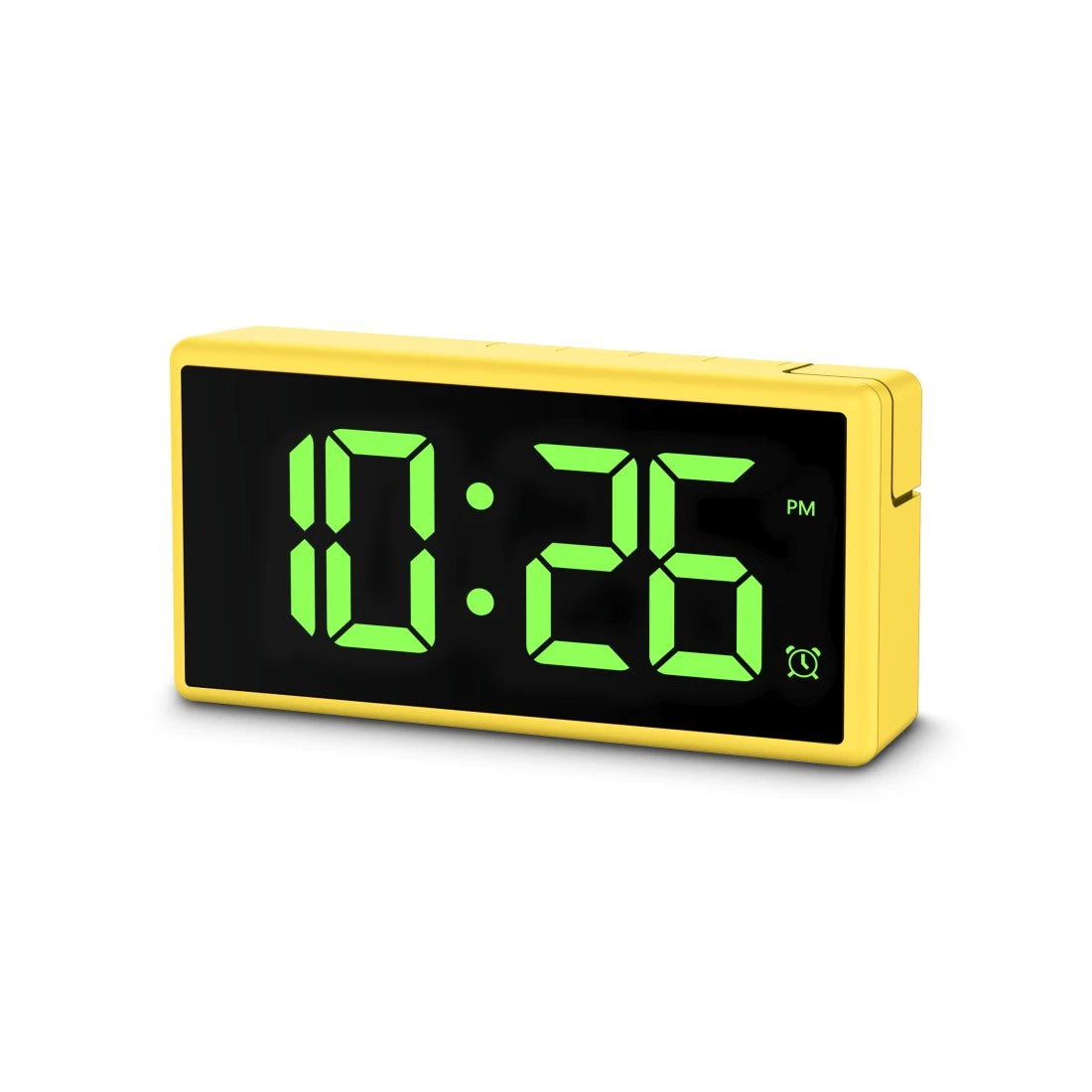 Hama Digitalwecker – Snooze, USB, 15 × 7,5 × 3,4 cm, Gelb