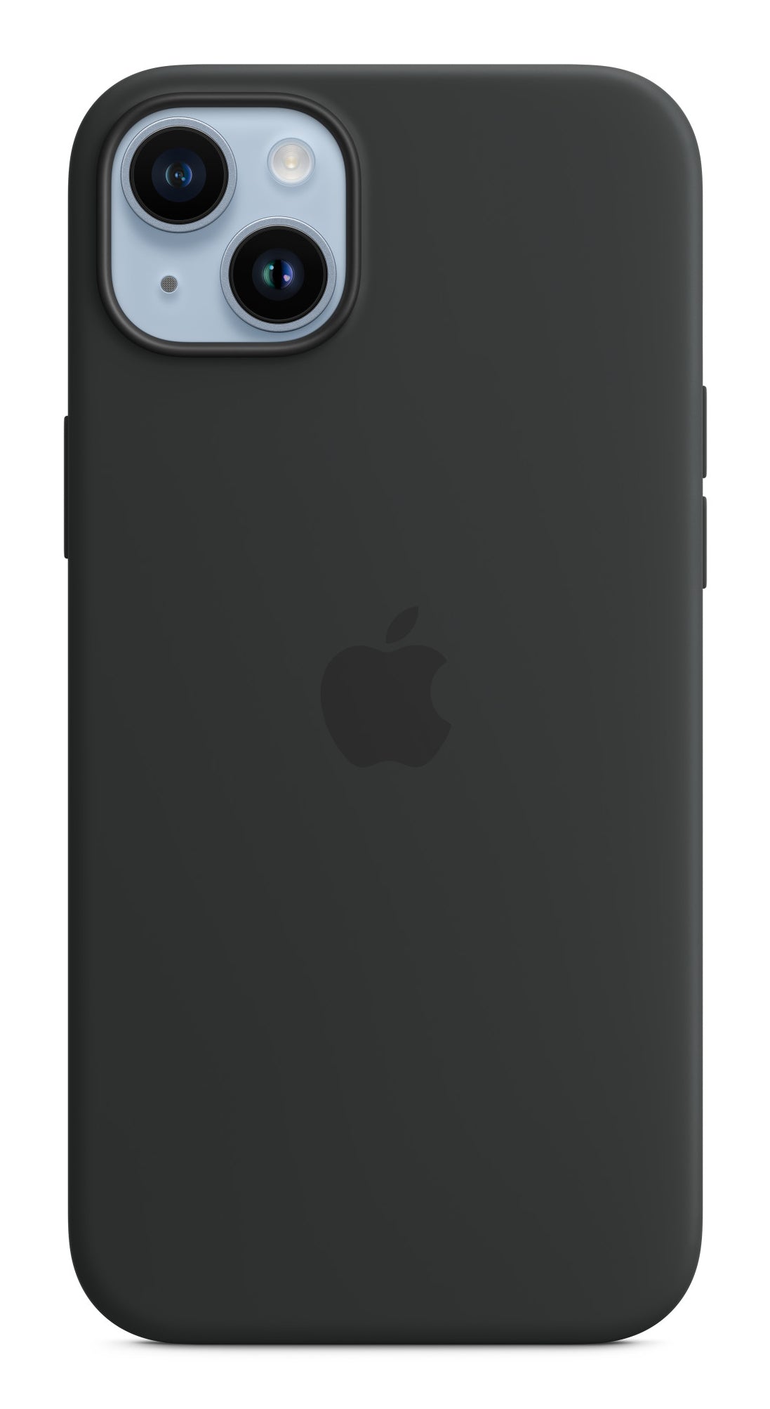 Apple Backcover – für Apple iPhone 14 Plus, Schwarz, tropfsicher, kratzresistent, kabelloses Laden