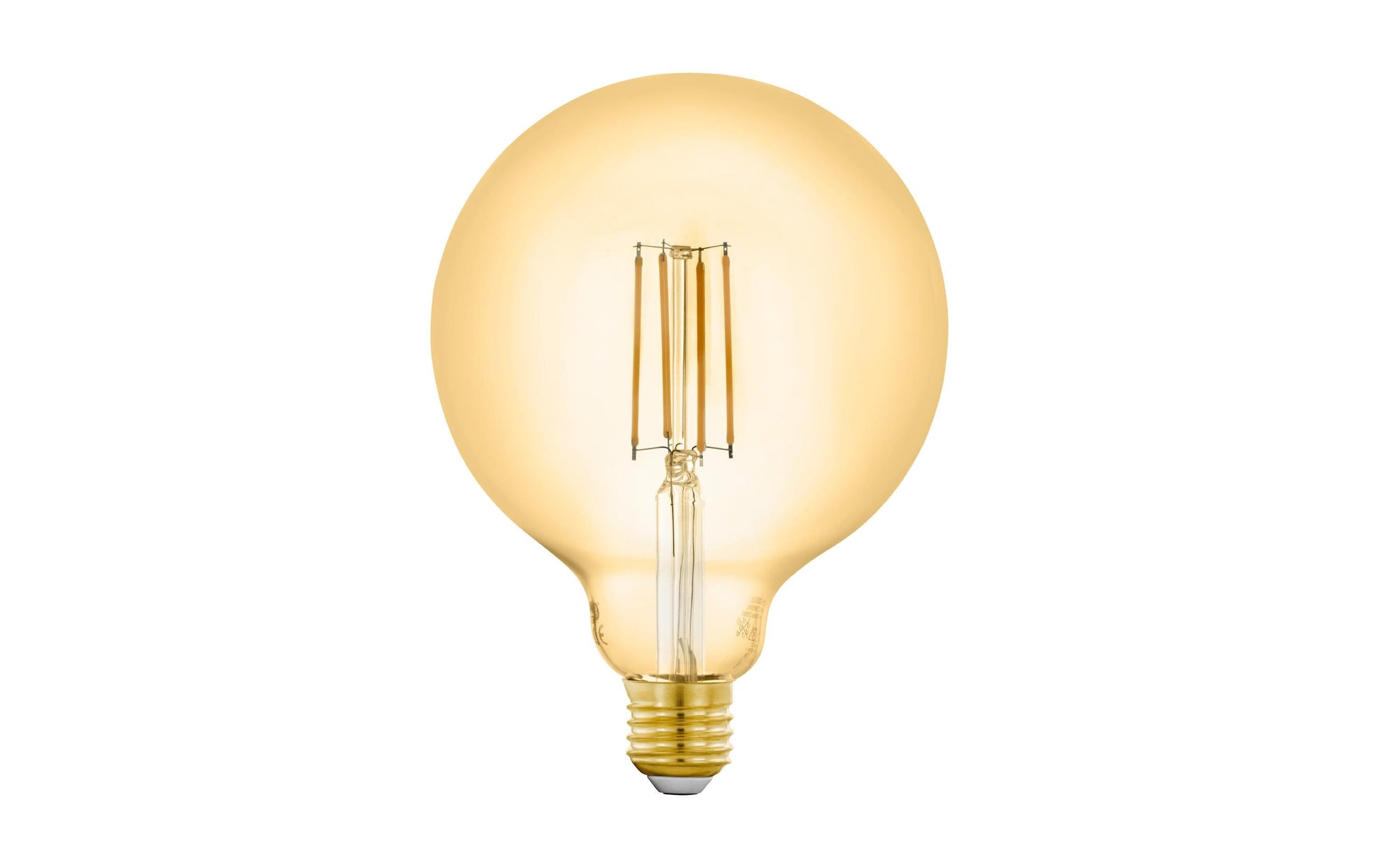 EGLO Smart-Leuchtmittel E27 Globus – Warmweiss 2200 K, 650 lm, 6 W, Zigbee 3.0/Bluetooth