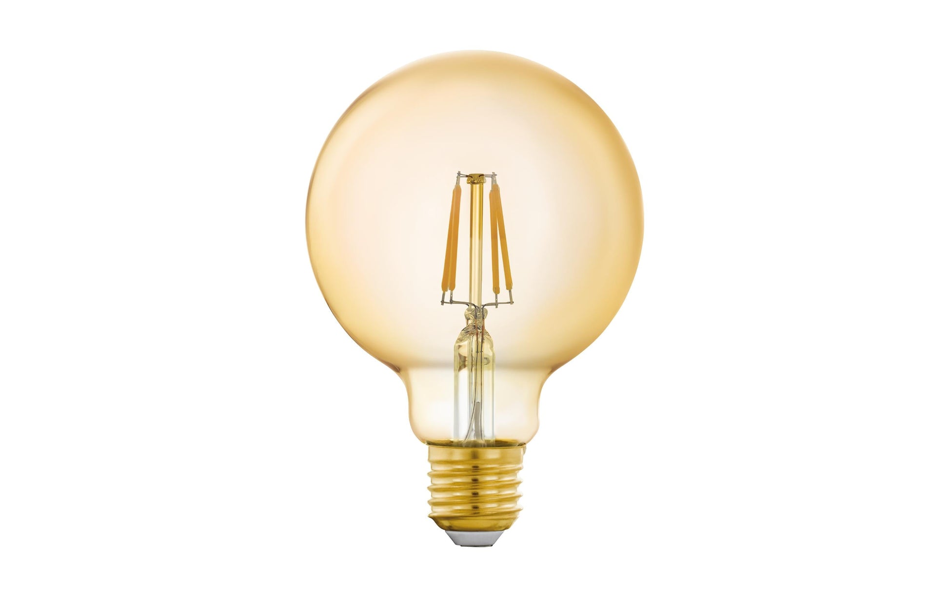 EGLO Smart-Leuchtmittel E27 G95 – Warmweiss 2200 K, 500 lm, 4,9 W, Bluetooth/Zigbee 3.0