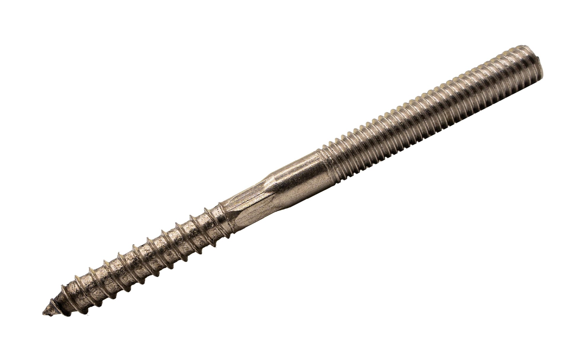 Ftm Krafter Stockschrauben M8 – Stiftkopf, Aussensechskant, 100 mm, Edelstahl, 2 Stk.