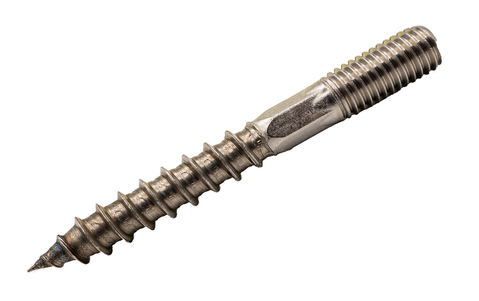 Ftm Krafter Stockschrauben M10 – Stift, Aussensechskant, 80 mm, Edelstahl, 2 Stk.
