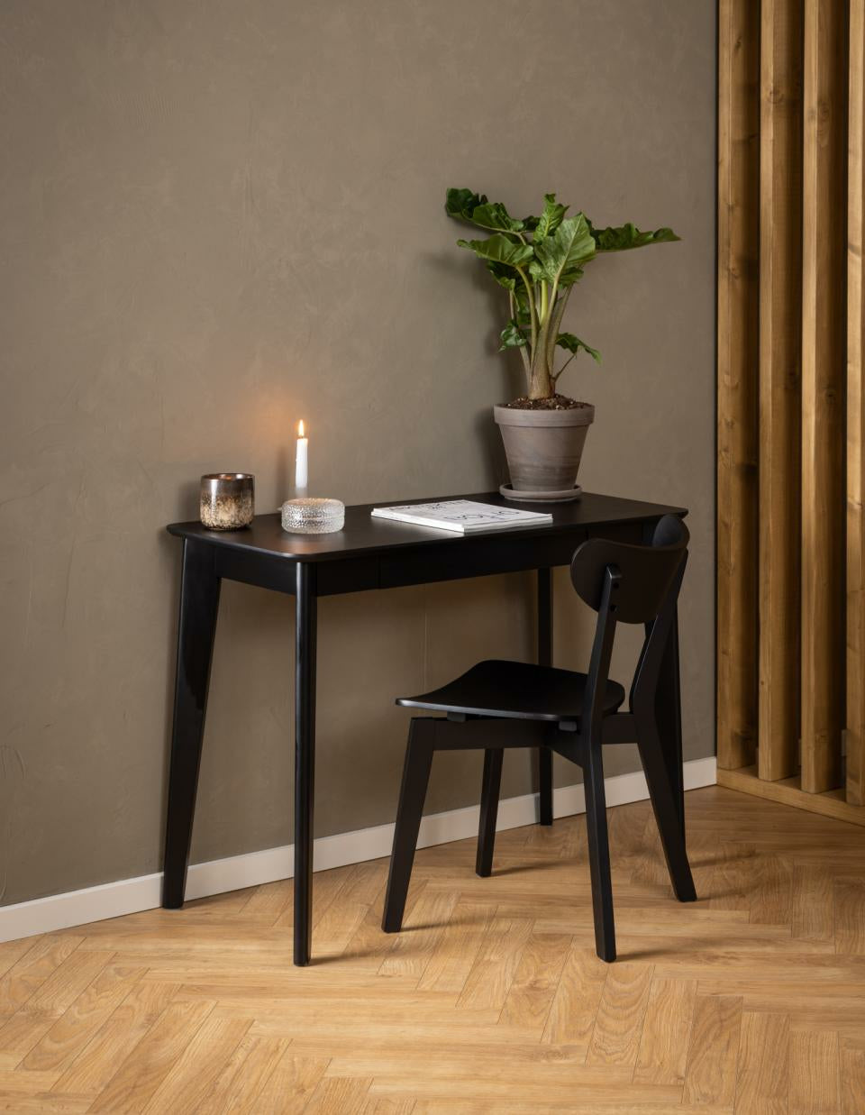Actona AC Design Roxby – Stehtisch – 100 × 50 × 75 cm – Schwarz