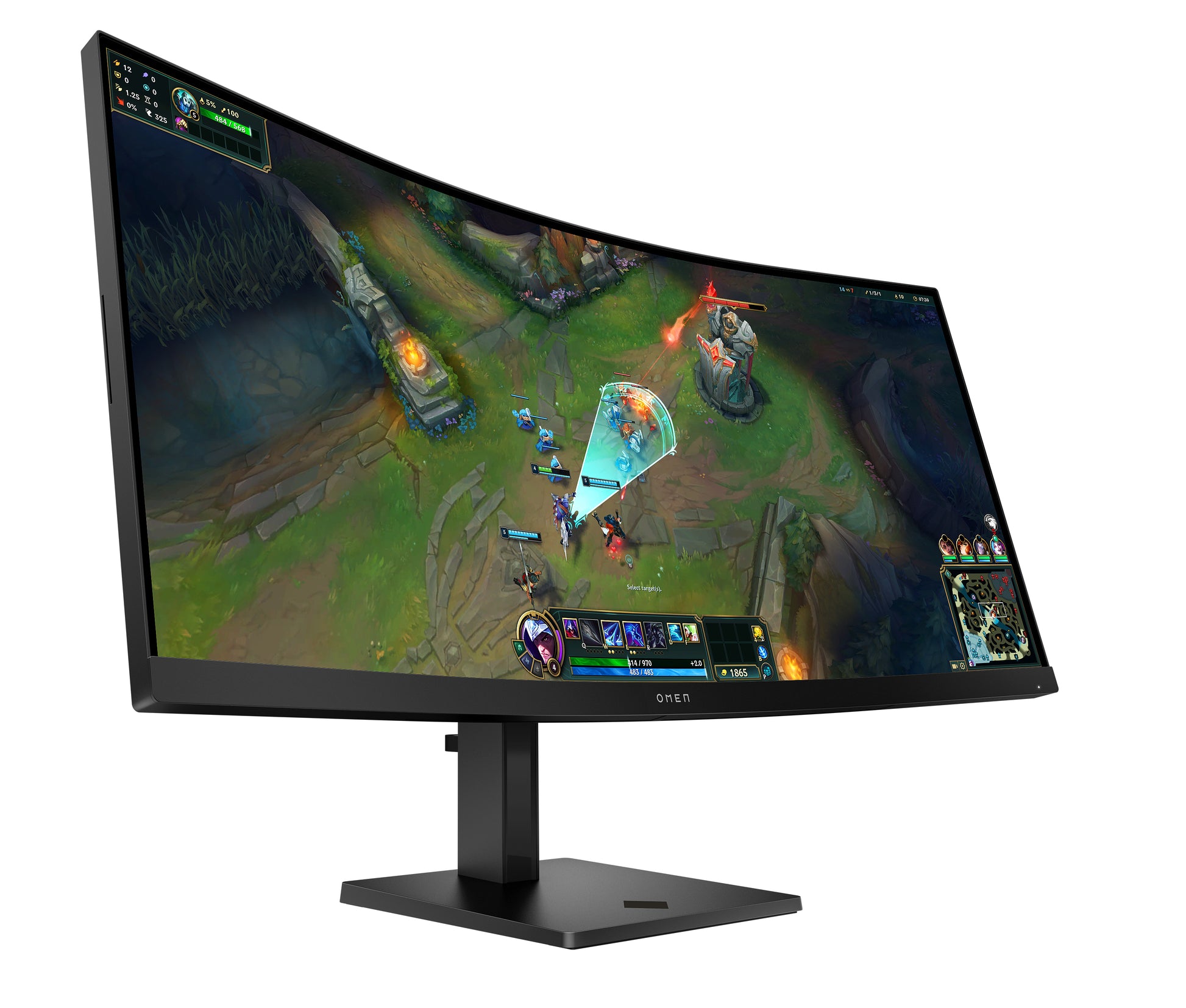 HP OMEN 34C G2 – 34" Curved, 3440 × 1440 (UWQHD), VA, 180 Hz, DisplayHDR 400
