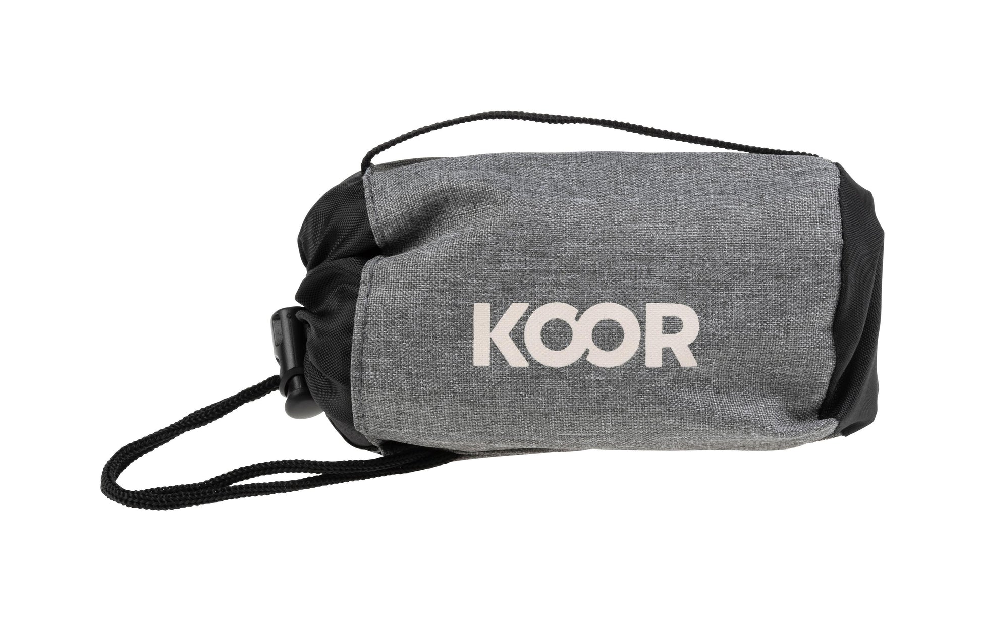 KOOR Reisekissen – aufblasbar – 310 × 110 × 360 mm – Grau