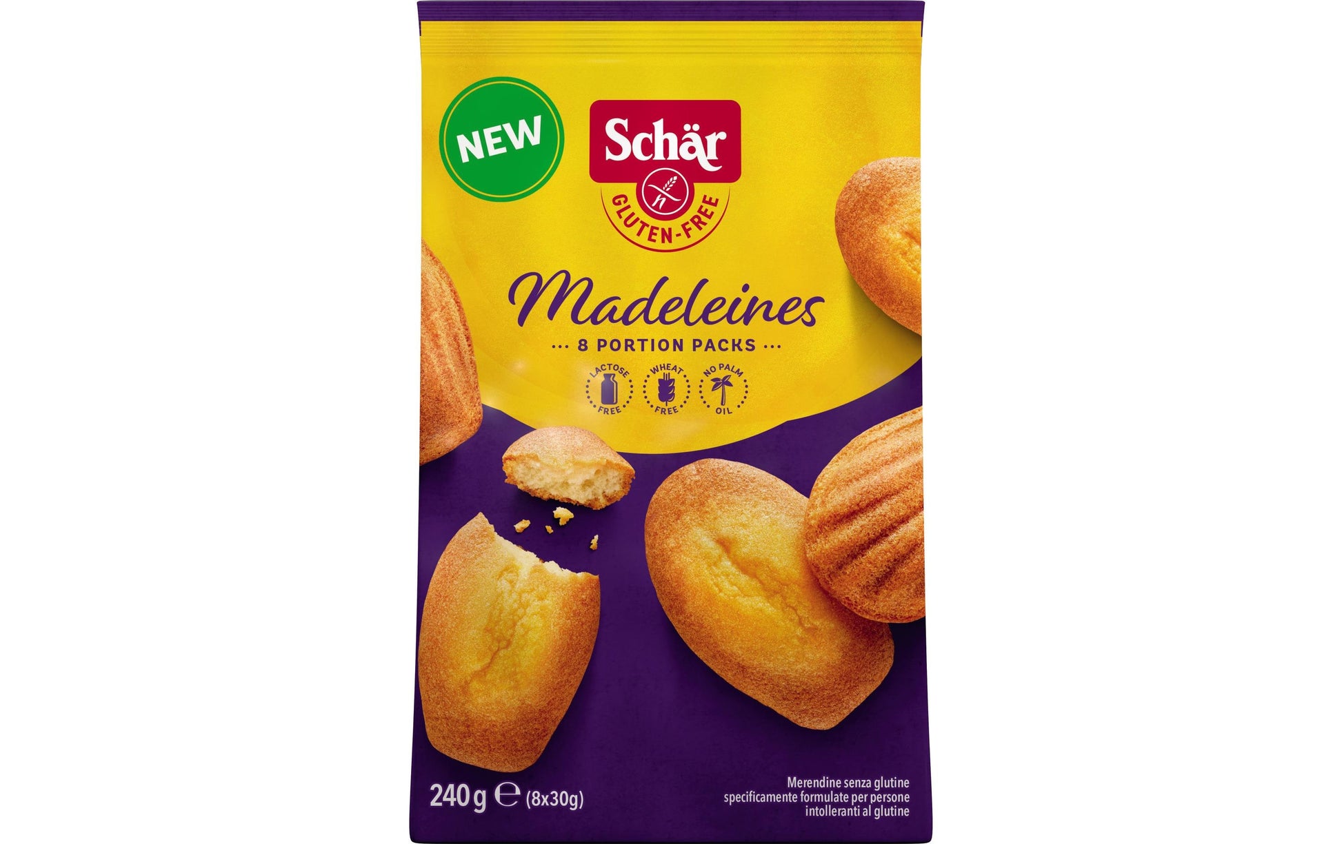 Dr. Schär Madeleines – glutenfrei – 240 g
