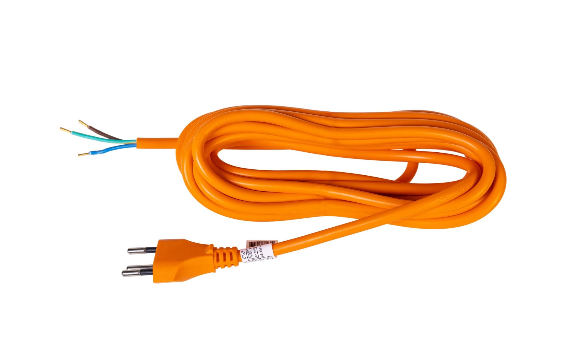 Furber. Verlängerungskabel – T12 offen, 5 m, 3×1 mm², Orange