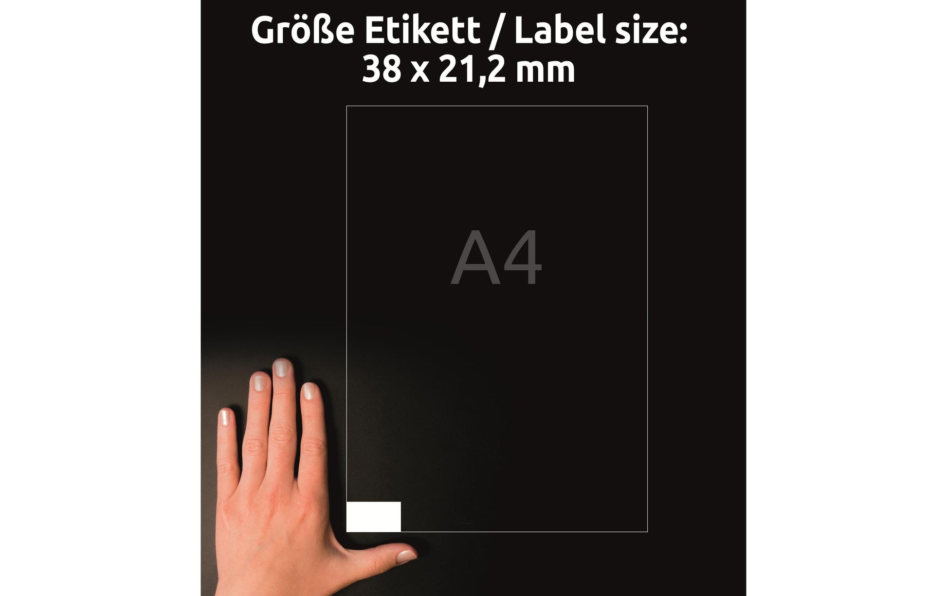 AVERY Zweckform Schuletiketten – 38×21,2 mm, Abgerundete Ecken, 13000 Stk, 200 Bogen, Papier
